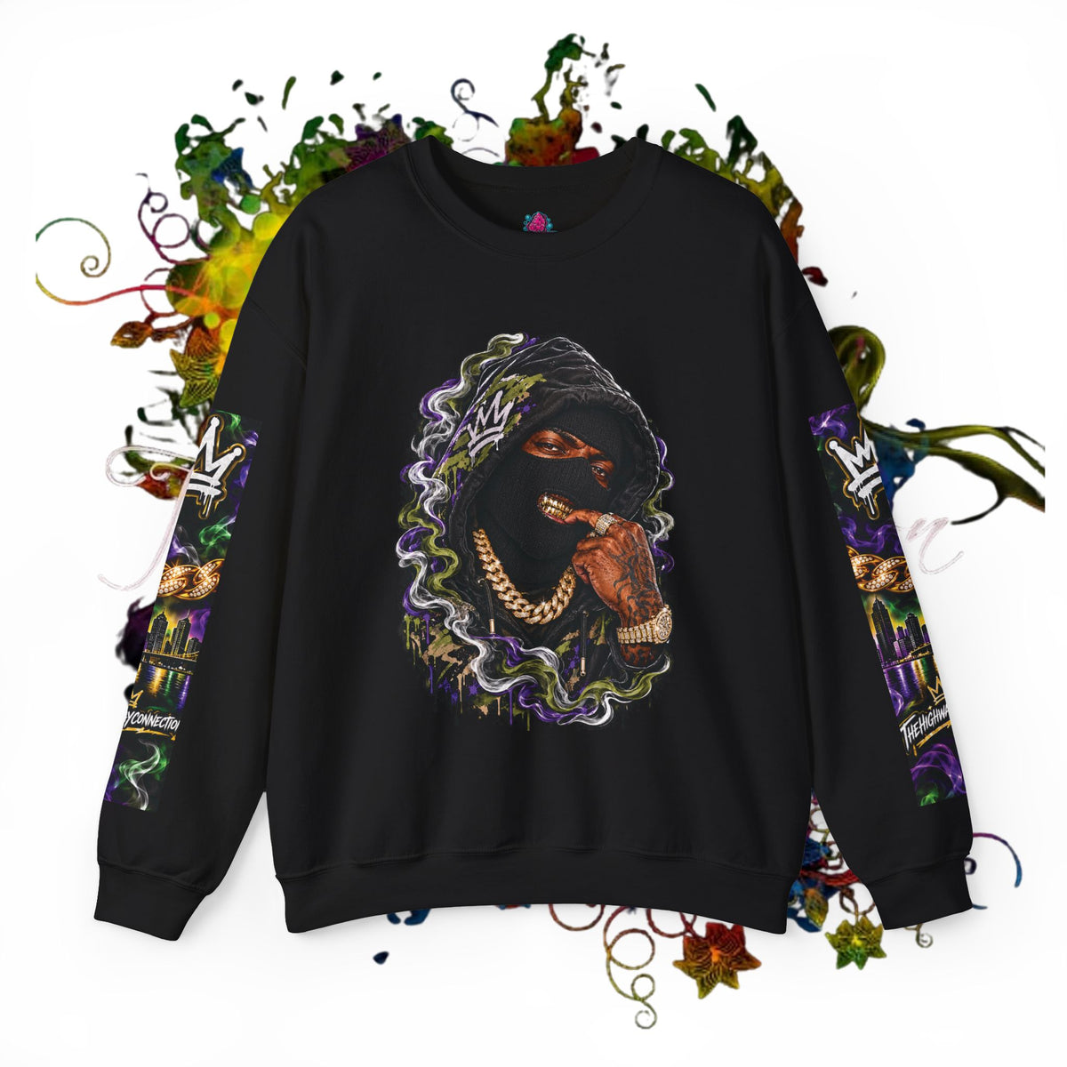 MaskUP /Jersey Gorilla JERSEYDAZE Graphic Sweatshirt