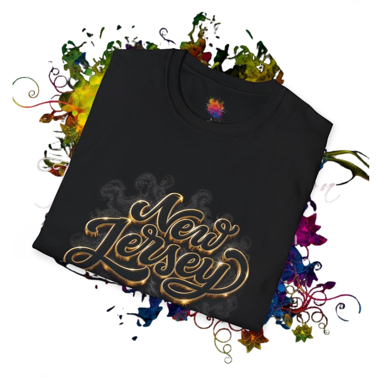 New Jersey Retro Drip & Script T-Shirt