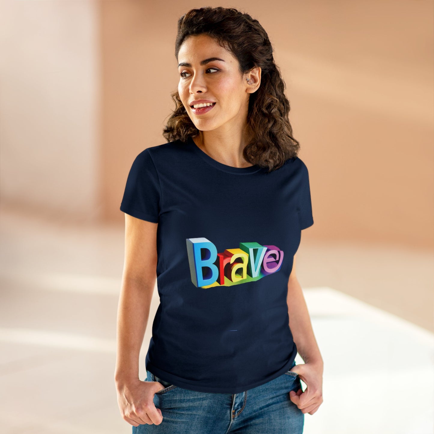 BRAVE Women's Midweight Cotton Tee
