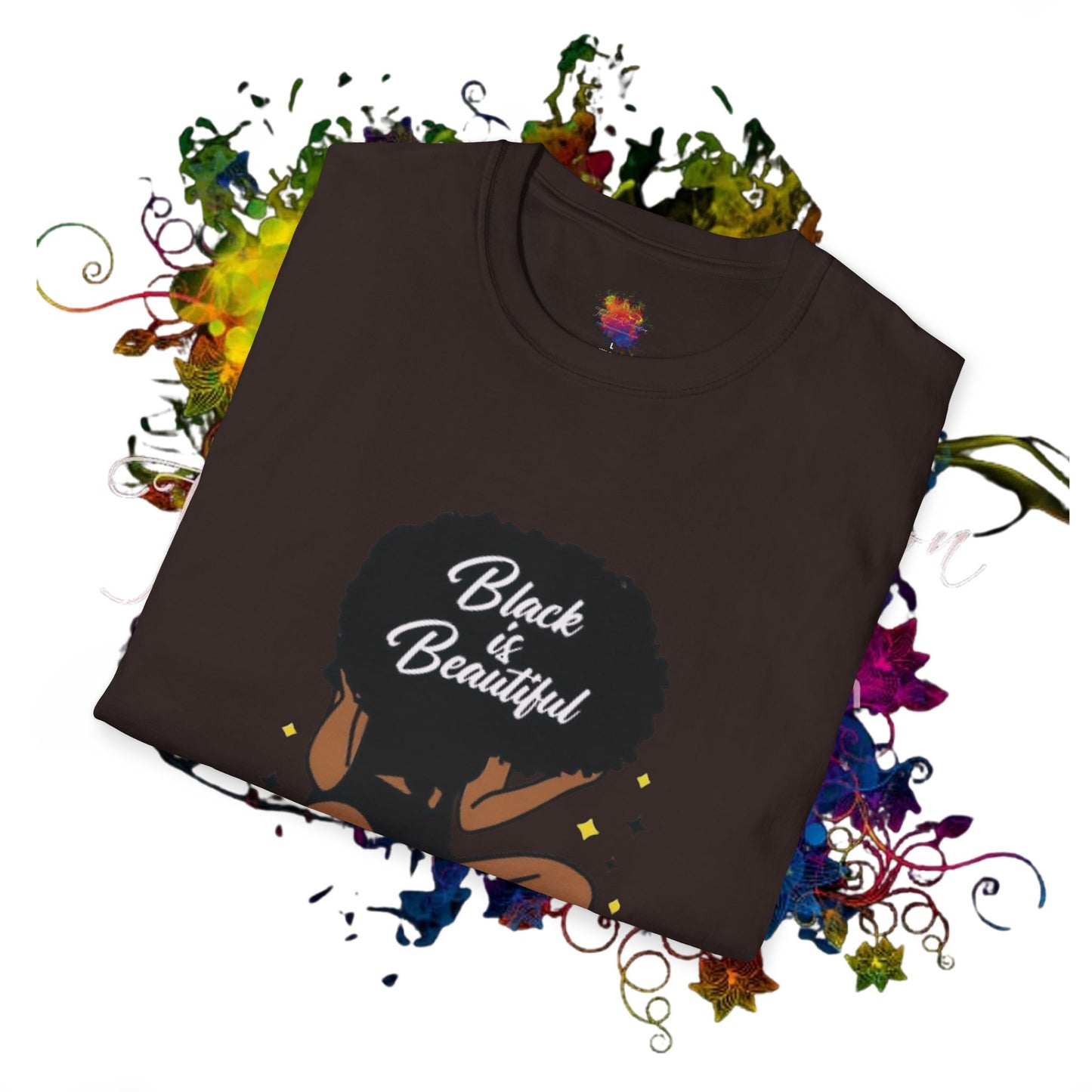 Black is Beautiful Unisex Softstyle T-Shirt