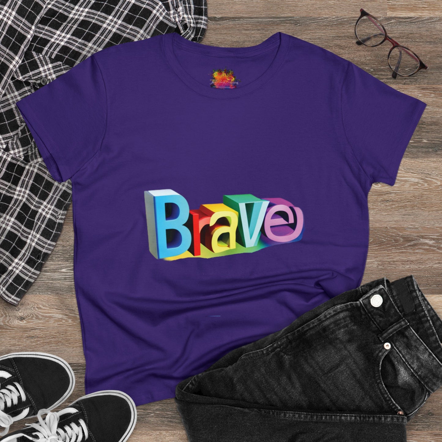 BRAVE Women's Midweight Cotton Tee