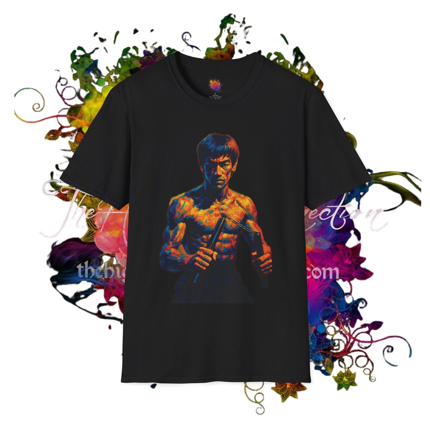 Bruce Lee Inspired Unisex T-Shirt, Martial Arts Shirt, Fitness Apparel, Gift for Him, Casual Wear, Kung Fu Tee