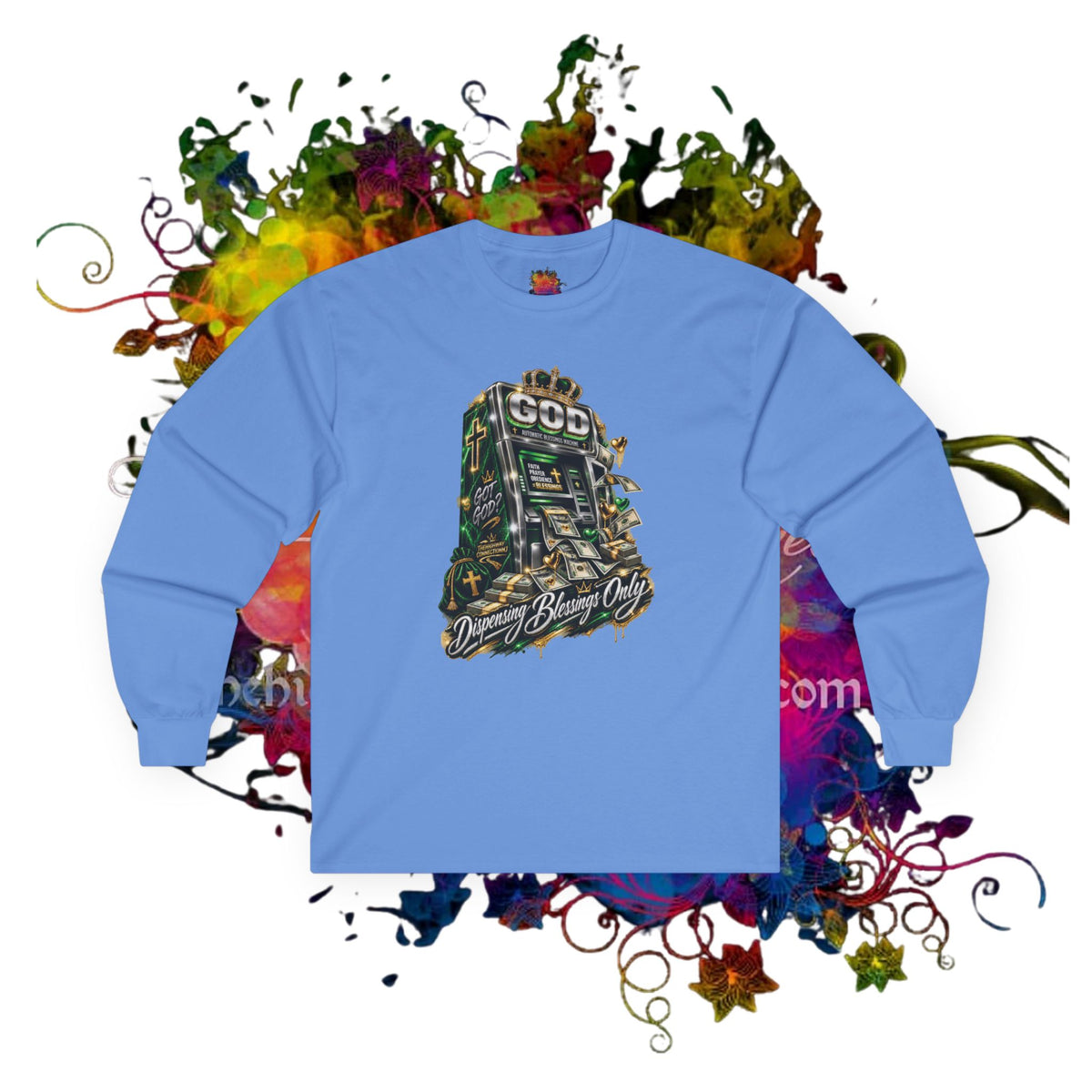 Dispensing Blessings ATM Long Sleeve Tee