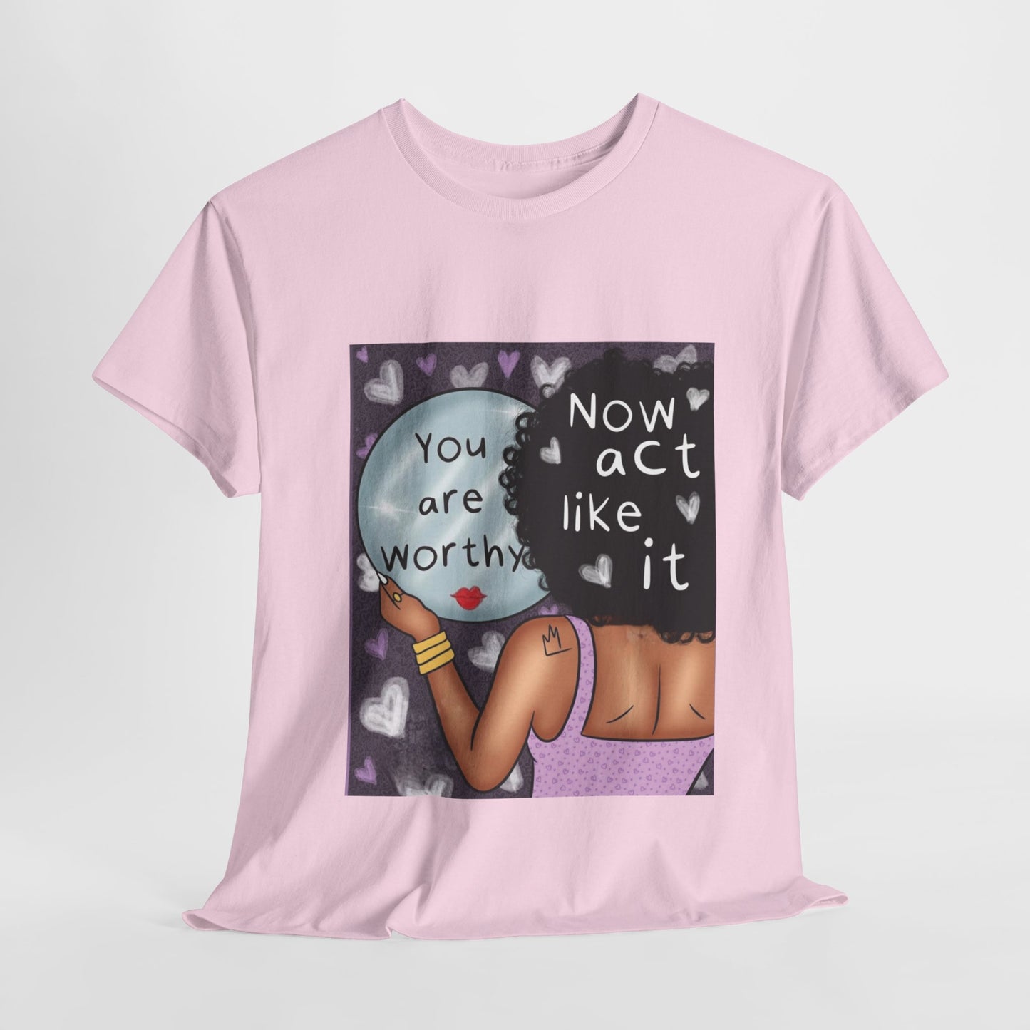 WORTHY  Unisex Heavy Cotton Tee