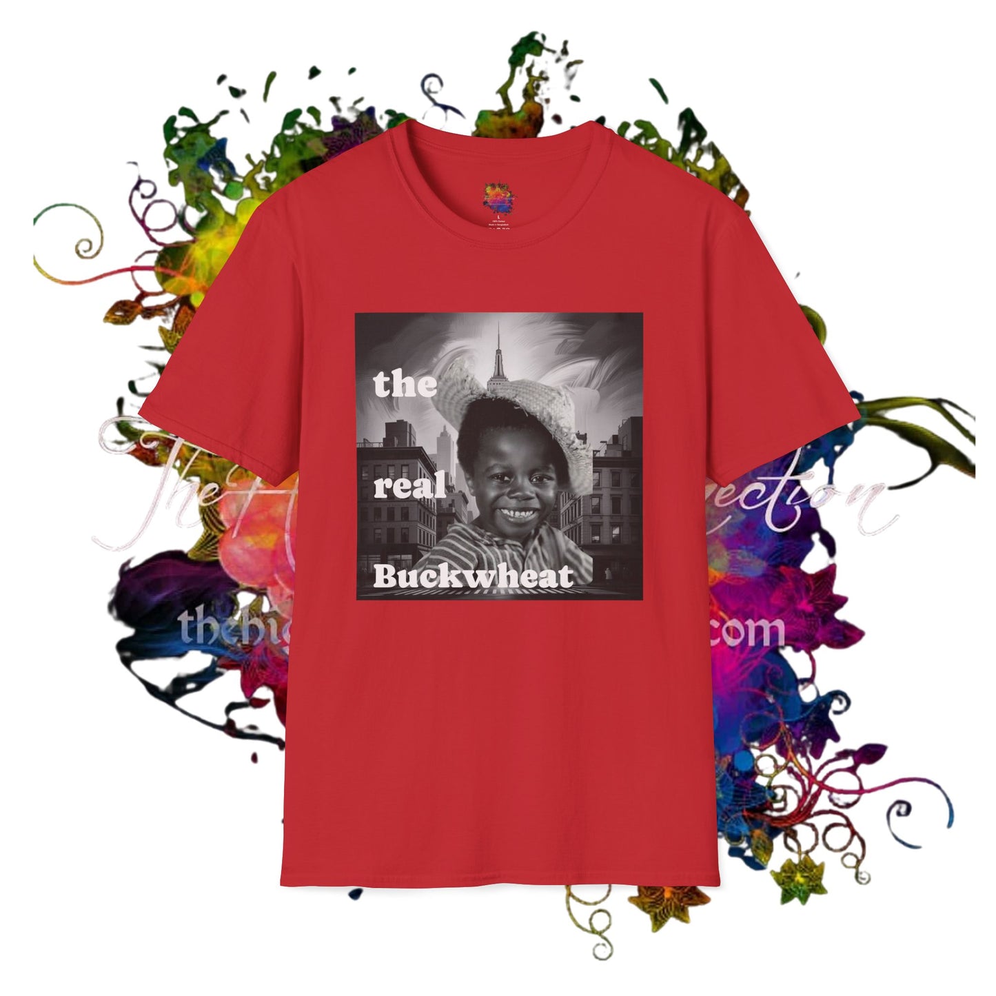 The Real Buckwheat Unisex Softstyle T-Shirt, Vintage Graphic Tee
