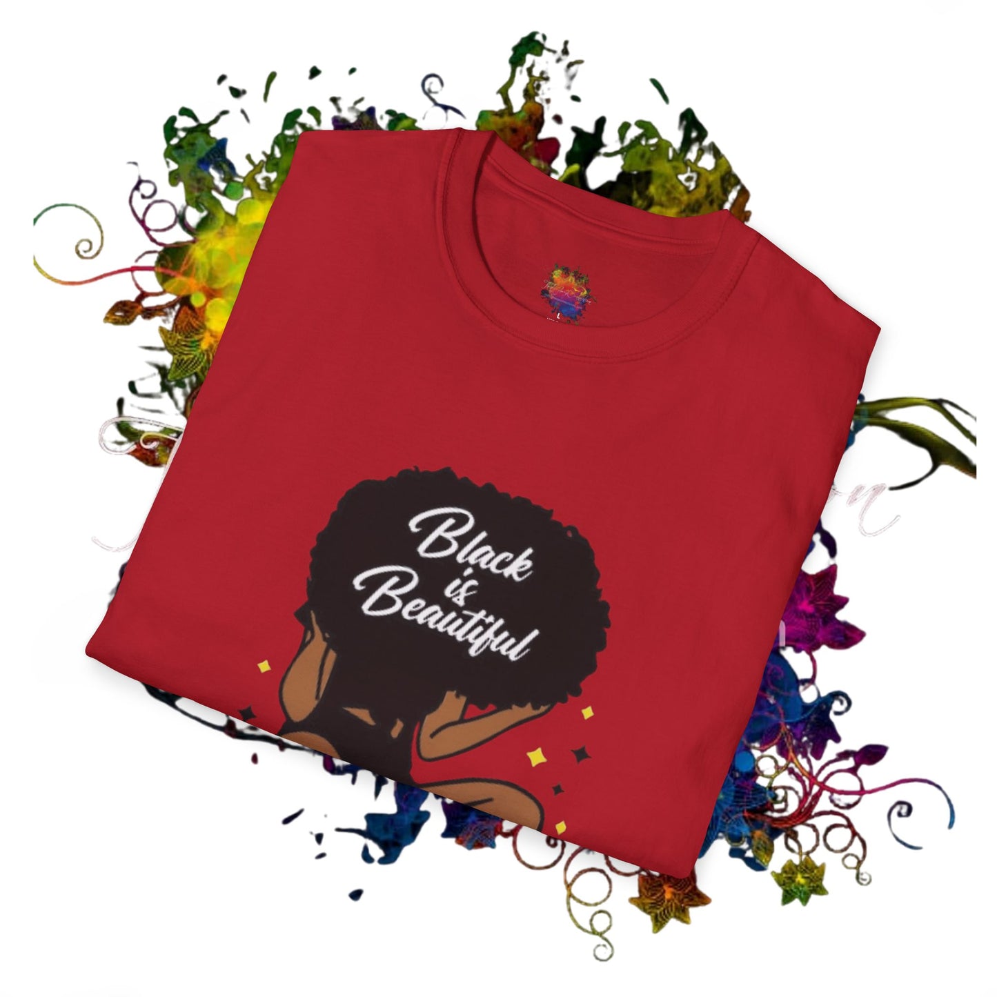 Black is Beautiful Unisex Softstyle T-Shirt