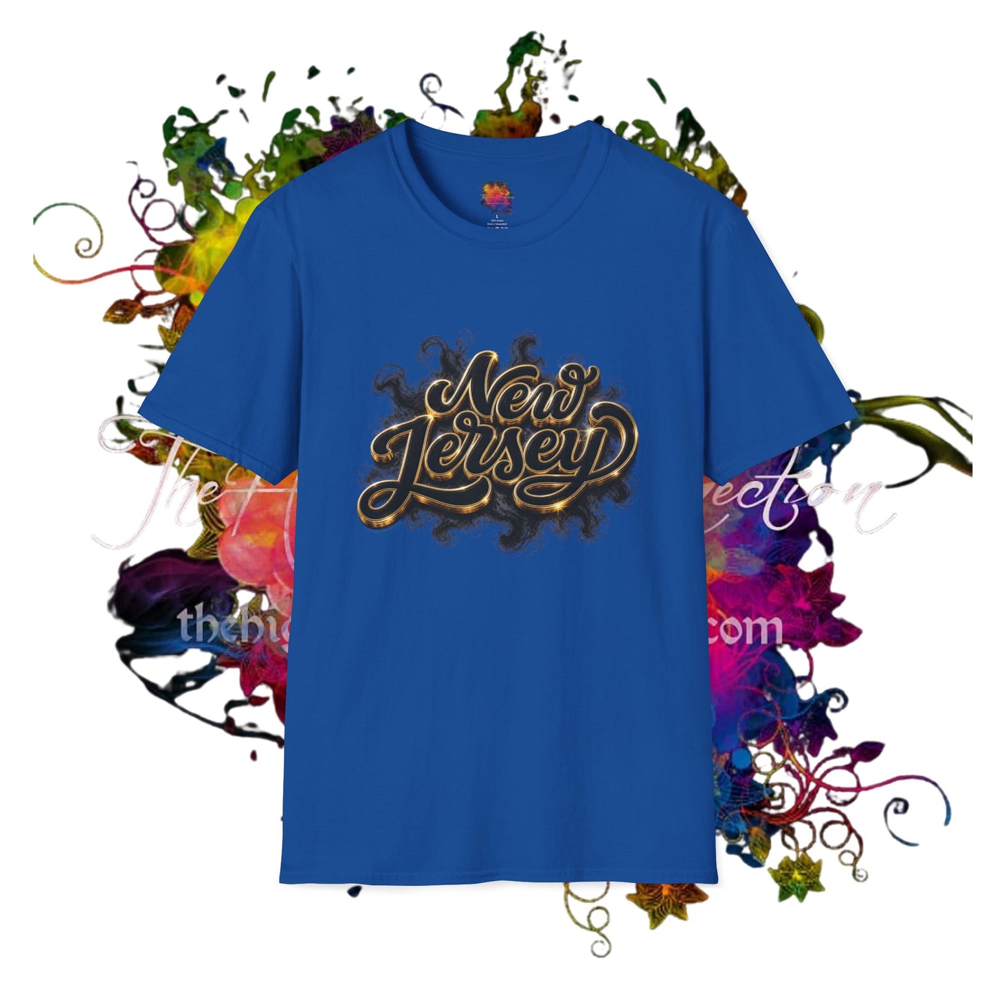 New Jersey Retro Drip & Script T-Shirt