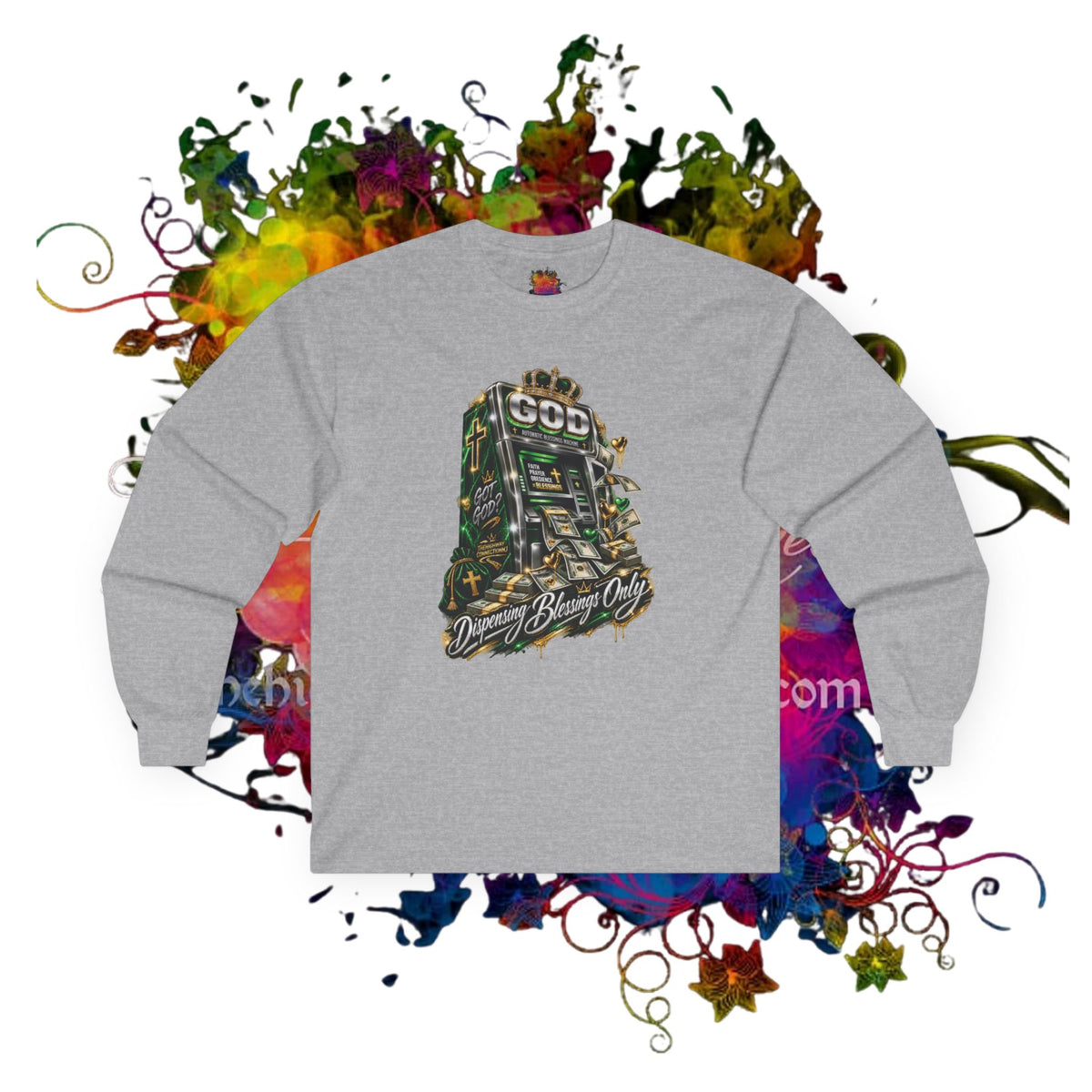 Dispensing Blessings ATM Long Sleeve Tee