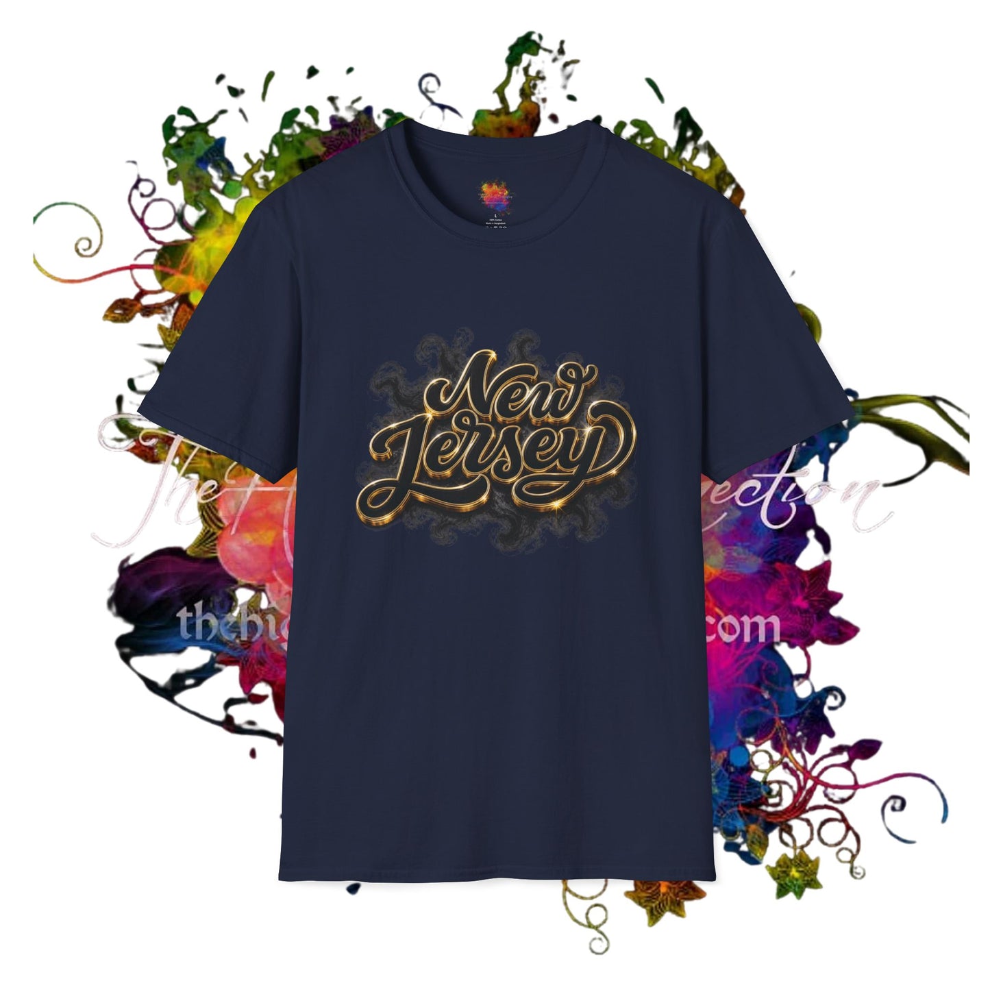 New Jersey Retro Drip & Script T-Shirt
