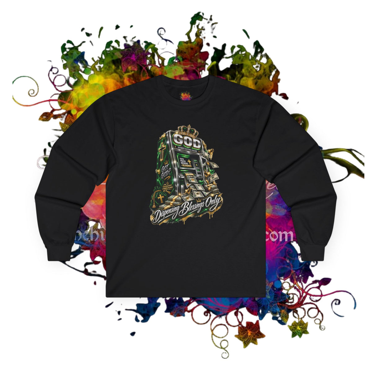Dispensing Blessings ATM Long Sleeve Tee