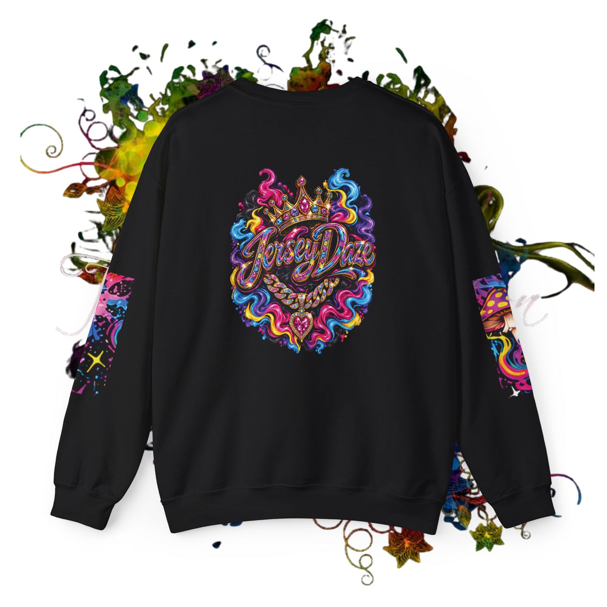 JerseyDaze Trippy Logo Crewneck Sweatshirt