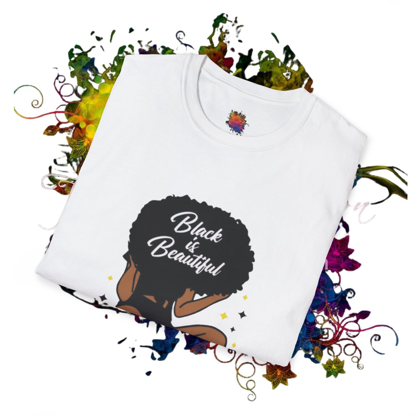 Black is Beautiful Unisex Softstyle T-Shirt