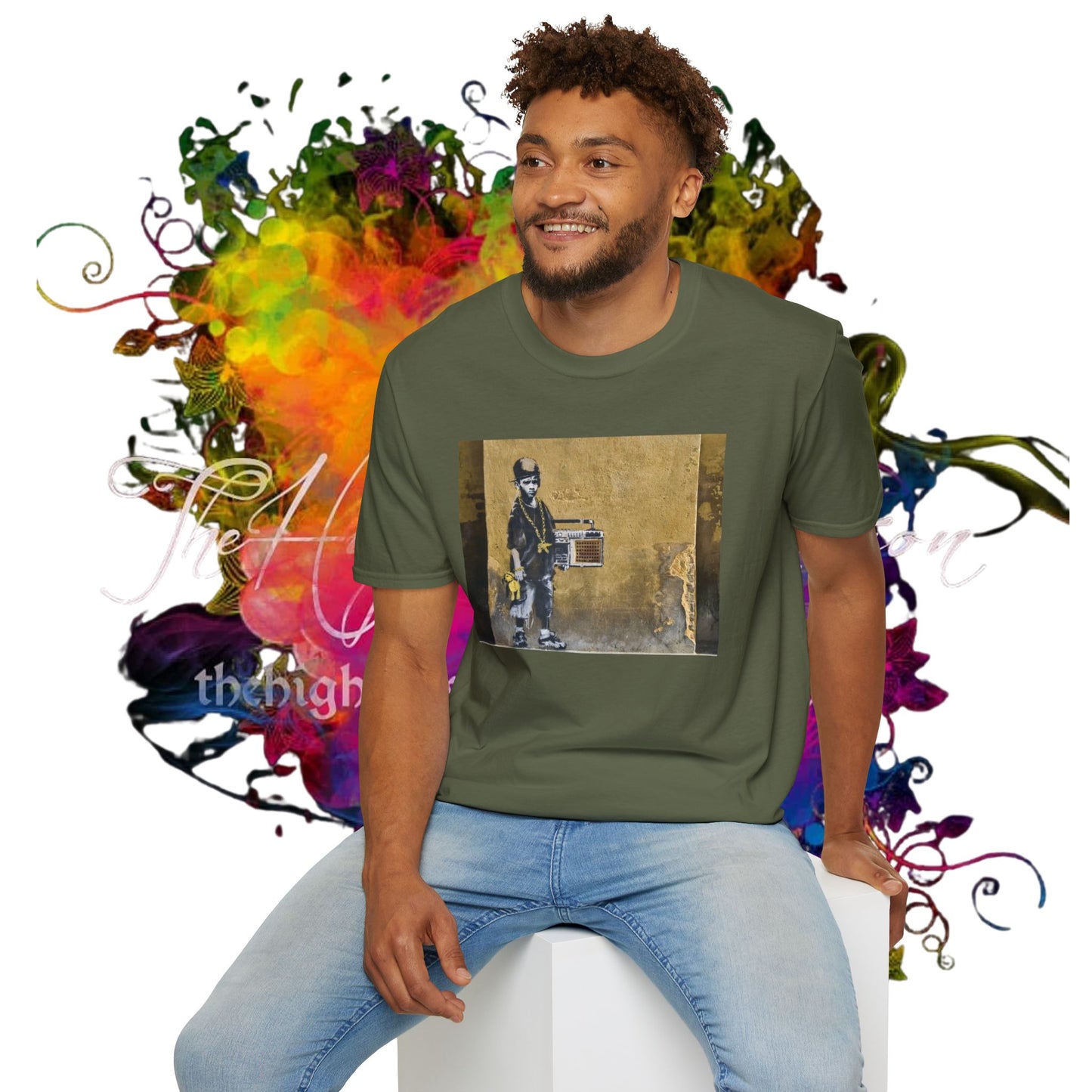 Growin' Up Hard..Street Inspired Unisex Softstyle T-Shirt