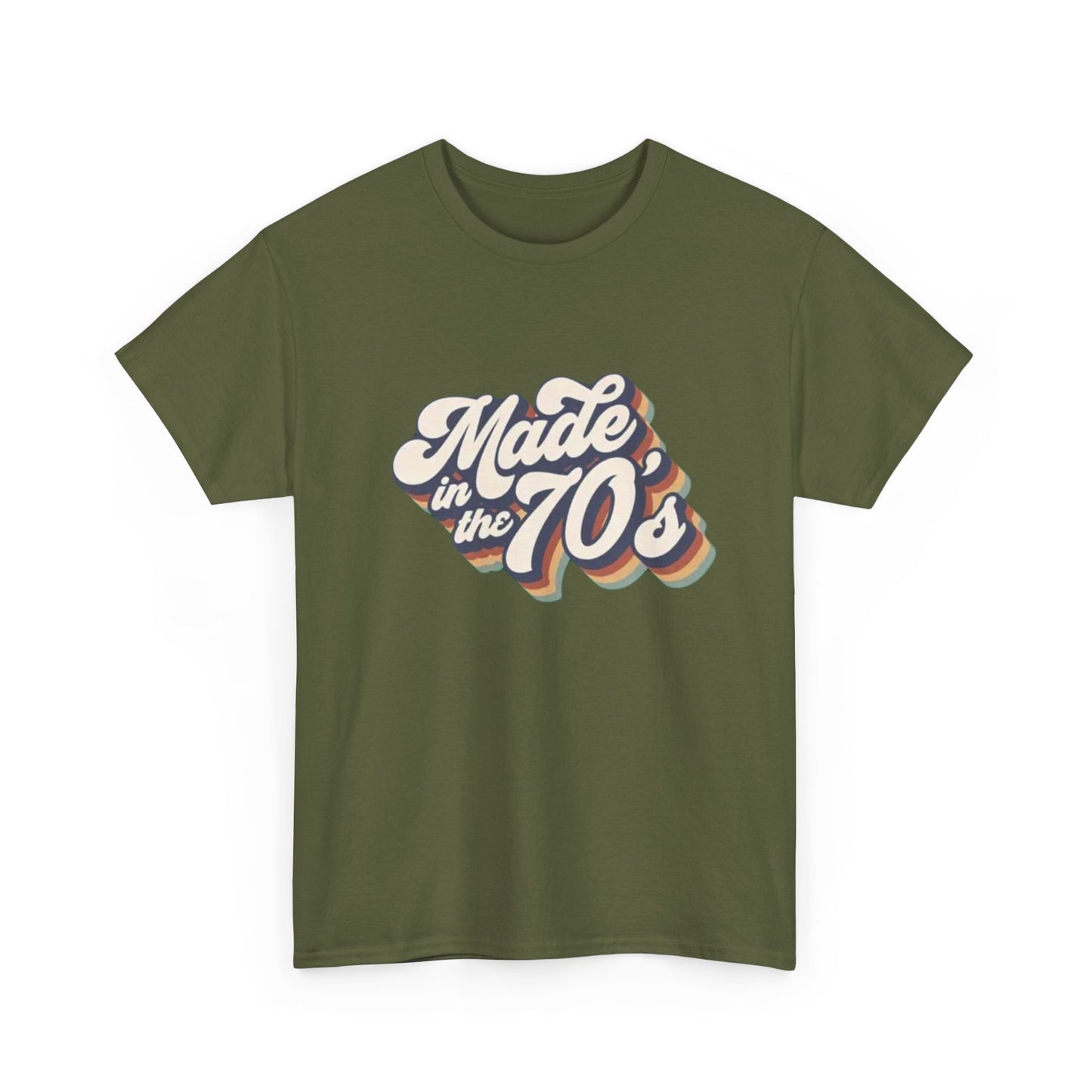 MADE IN THE 70s Unisex Heavy Cotton Tee