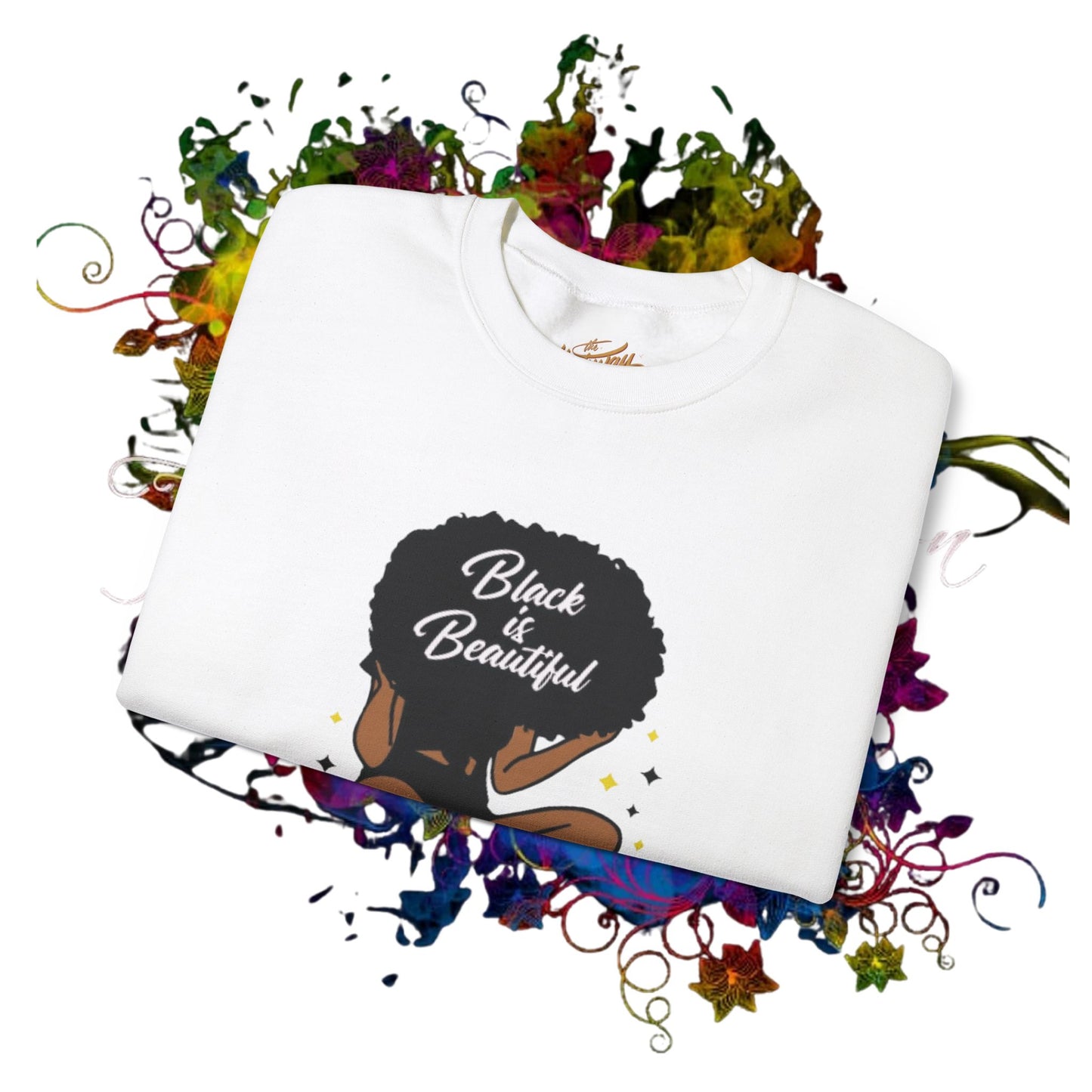 Black Is Beautiful Unisex Heavy Blend™ Crewneck Sweatshirt