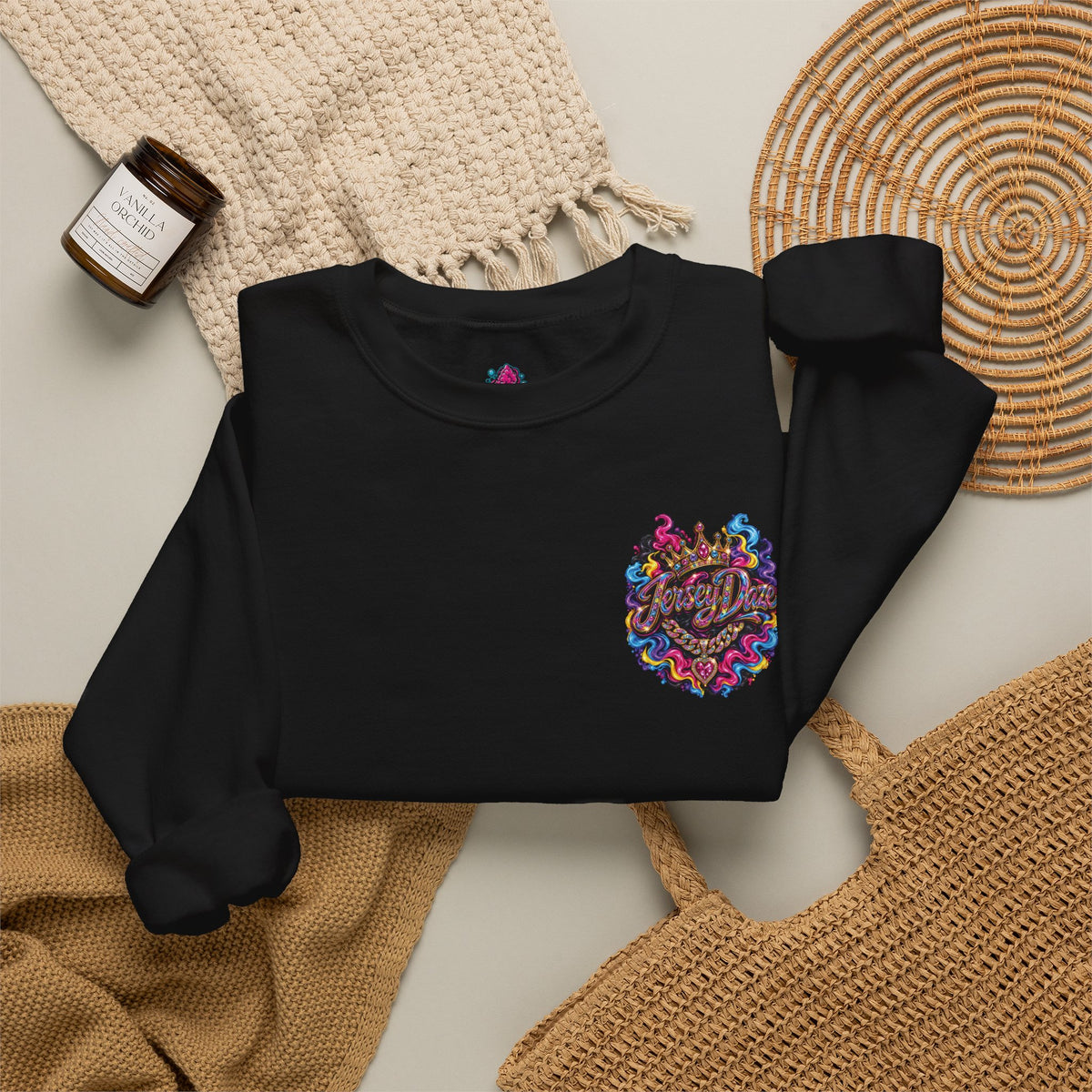 JerseyDaze Trippy Logo Crewneck Sweatshirt