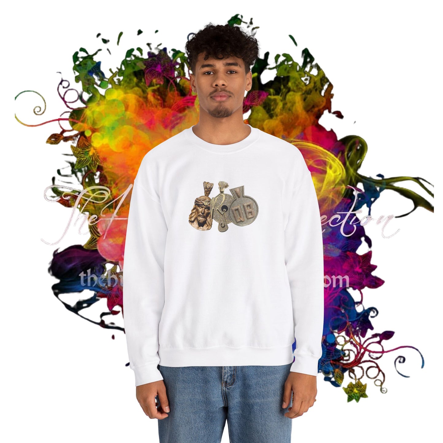 Brooklyn, Marcy, Queensbridge Unisex Heavy Blend™ Crewneck Sweatshirt