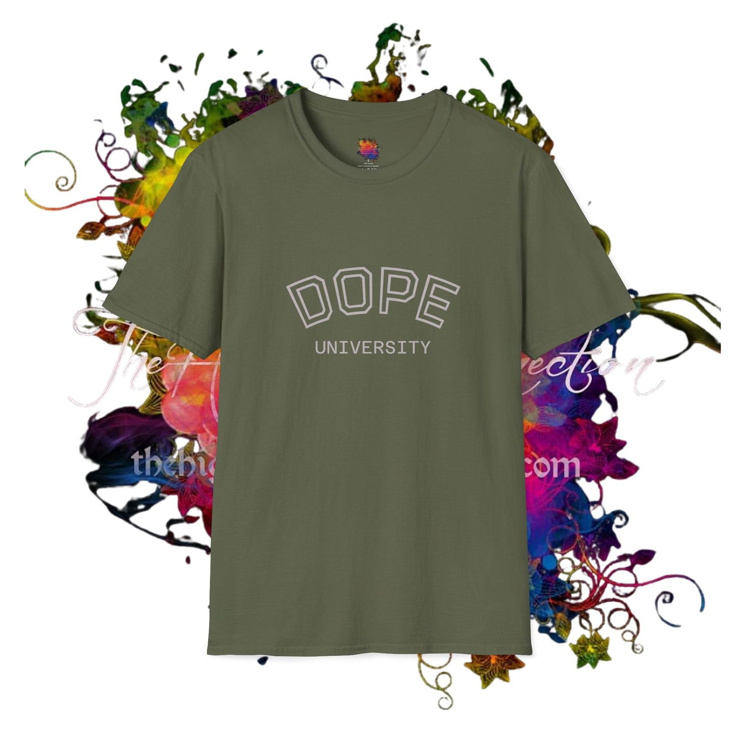 DOPE UNIVERSITY - Unisex Softstyle Tee