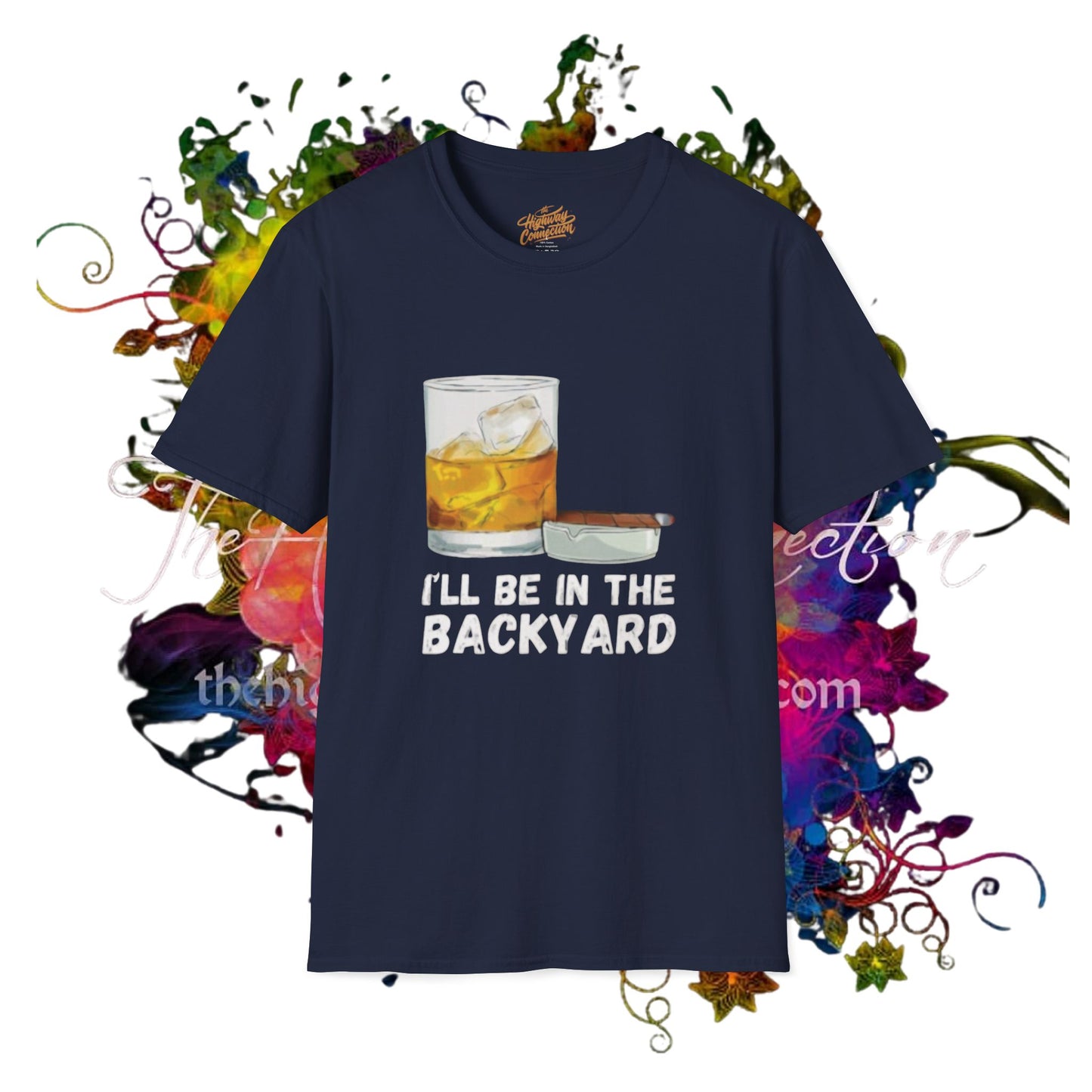 I'll Be in the Backyard Unisex Softstyle T-Shirt - Perfect for Outdoor Gatherings & Relaxation