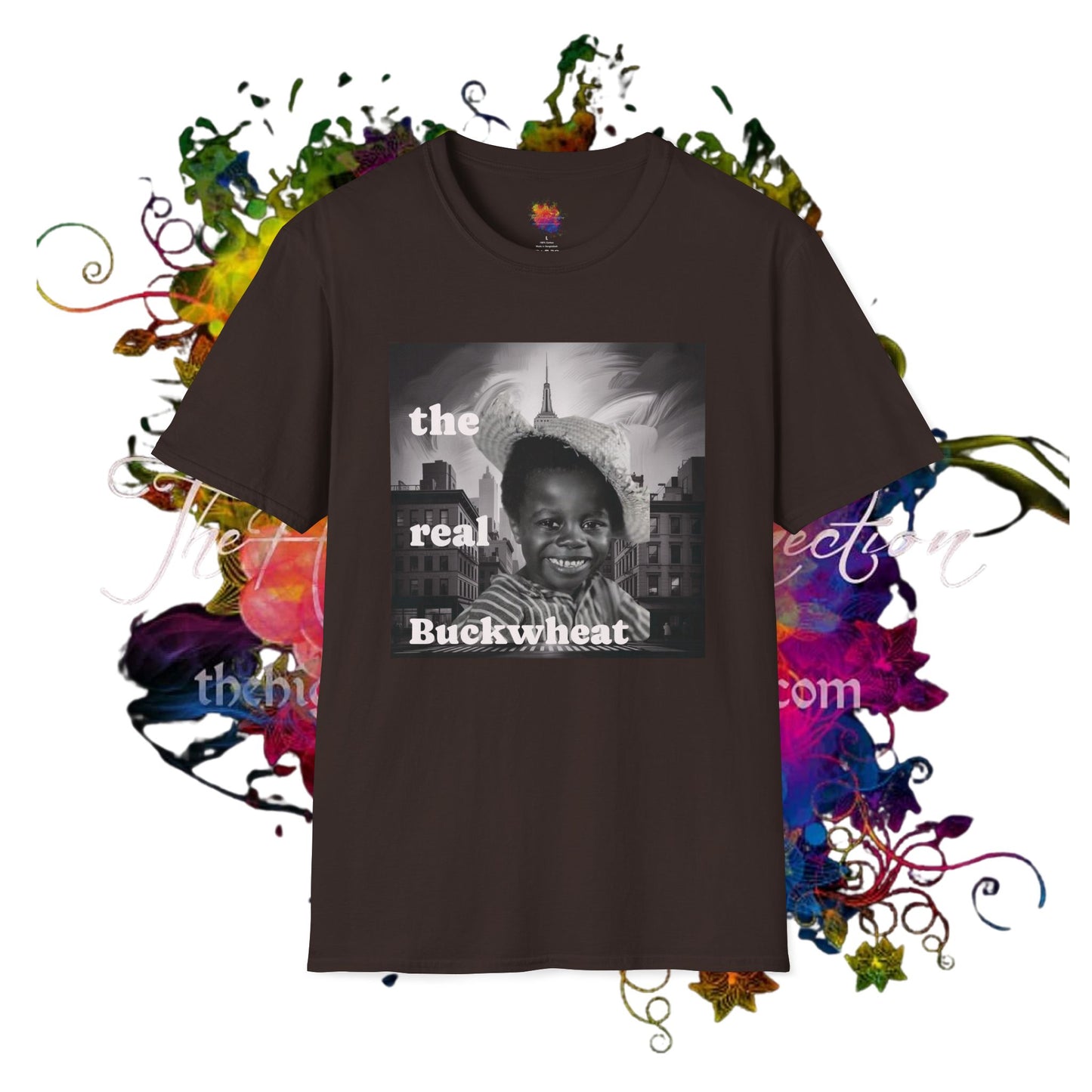 The Real Buckwheat Unisex Softstyle T-Shirt, Vintage Graphic Tee