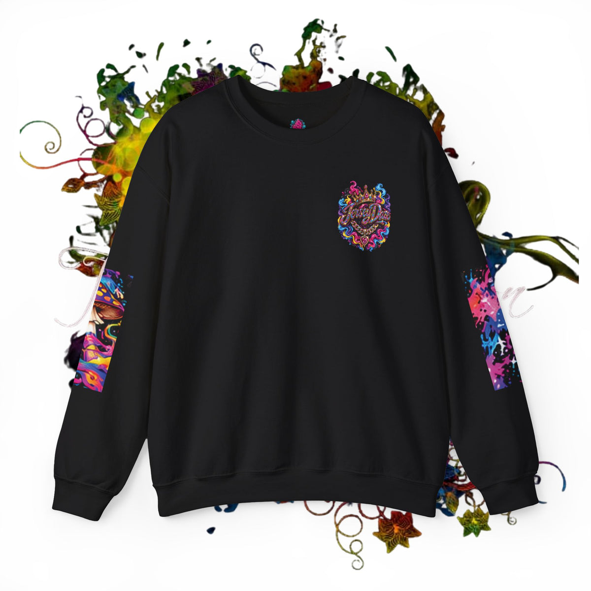 JerseyDaze Trippy Logo Crewneck Sweatshirt