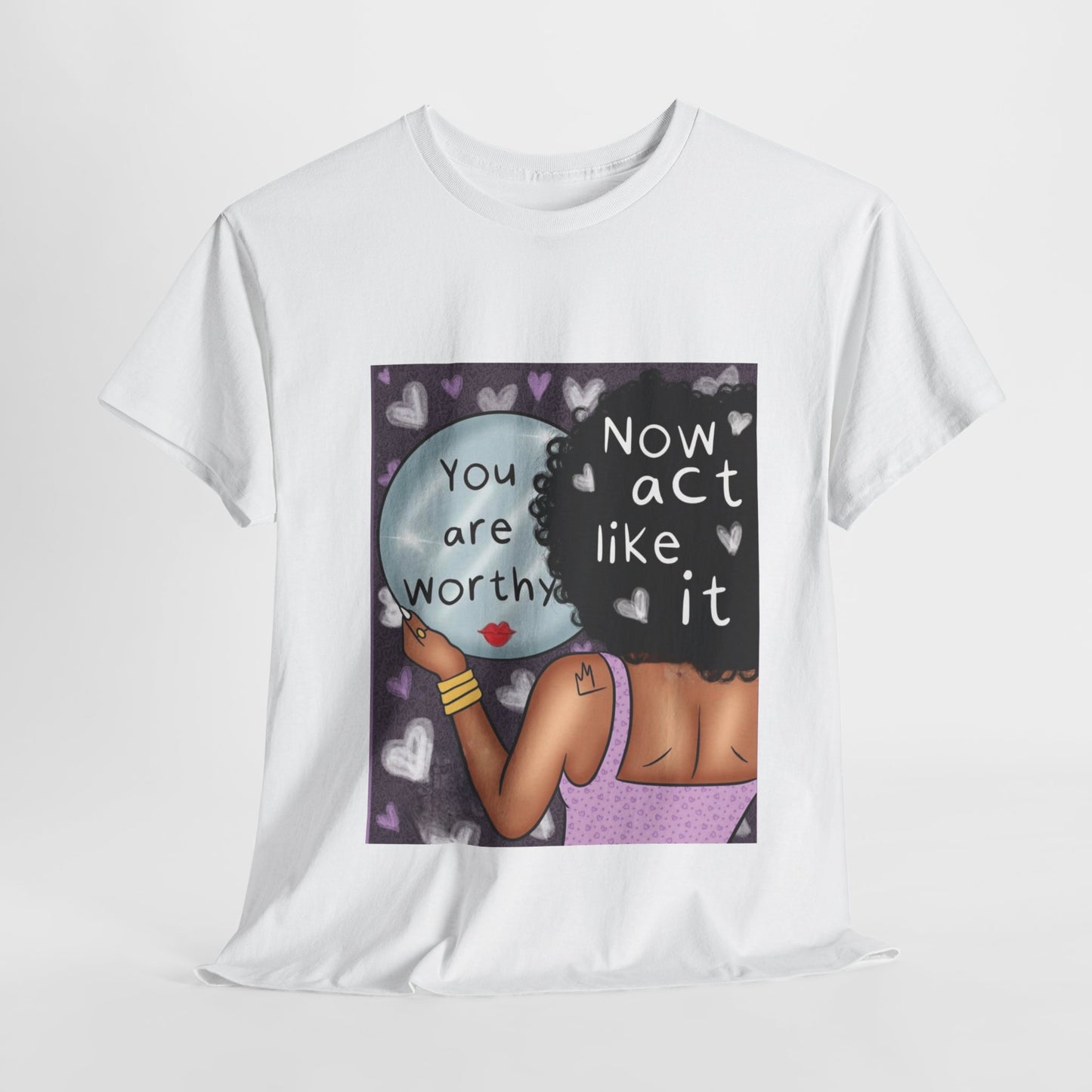 WORTHY  Unisex Heavy Cotton Tee