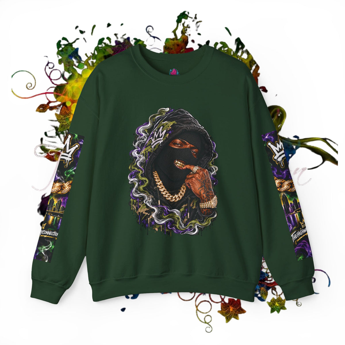 MaskUP /Jersey Gorilla JERSEYDAZE Graphic Sweatshirt