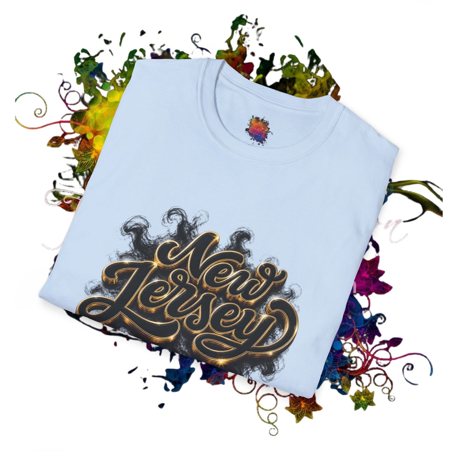 New Jersey Retro Drip & Script T-Shirt