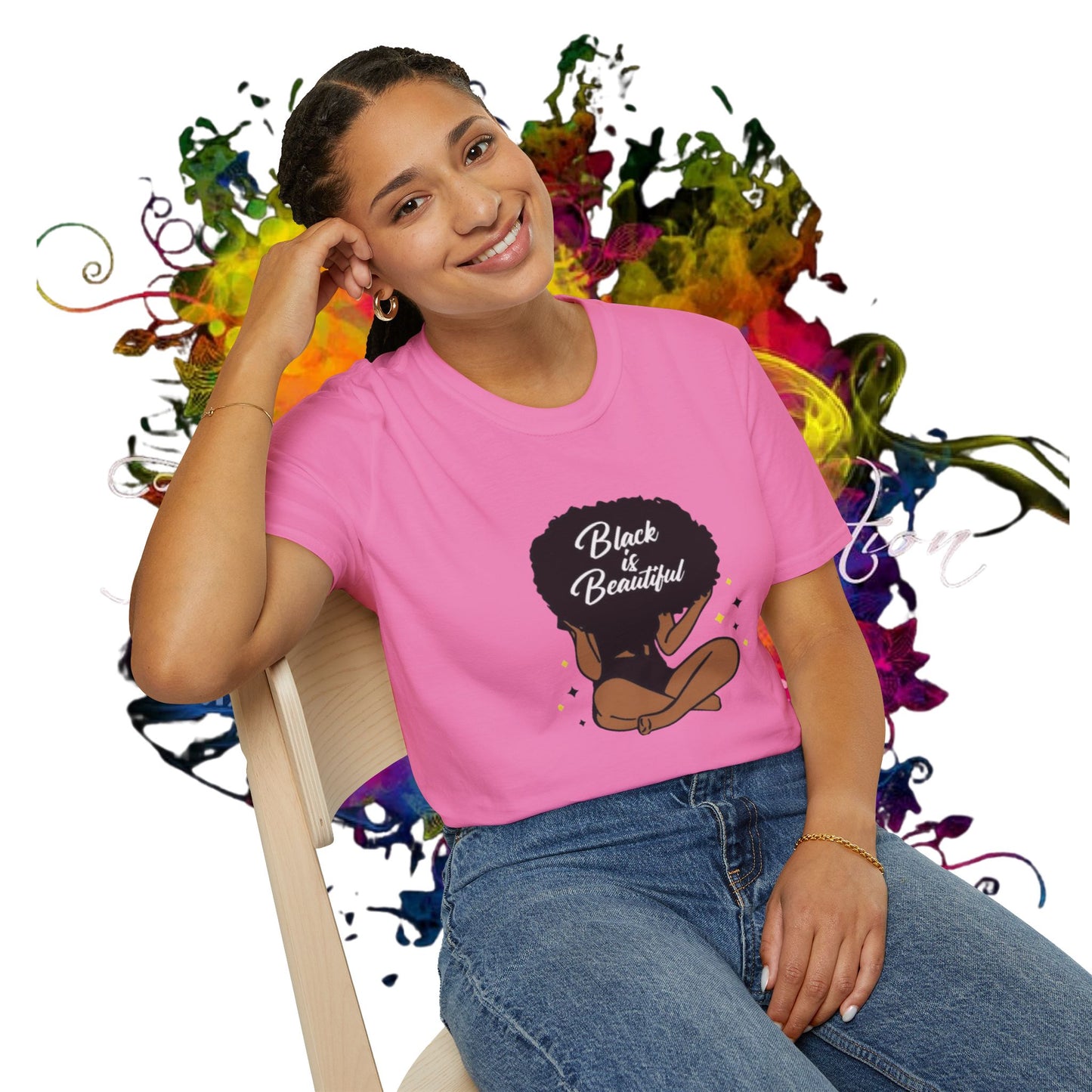 Black is Beautiful Unisex Softstyle T-Shirt