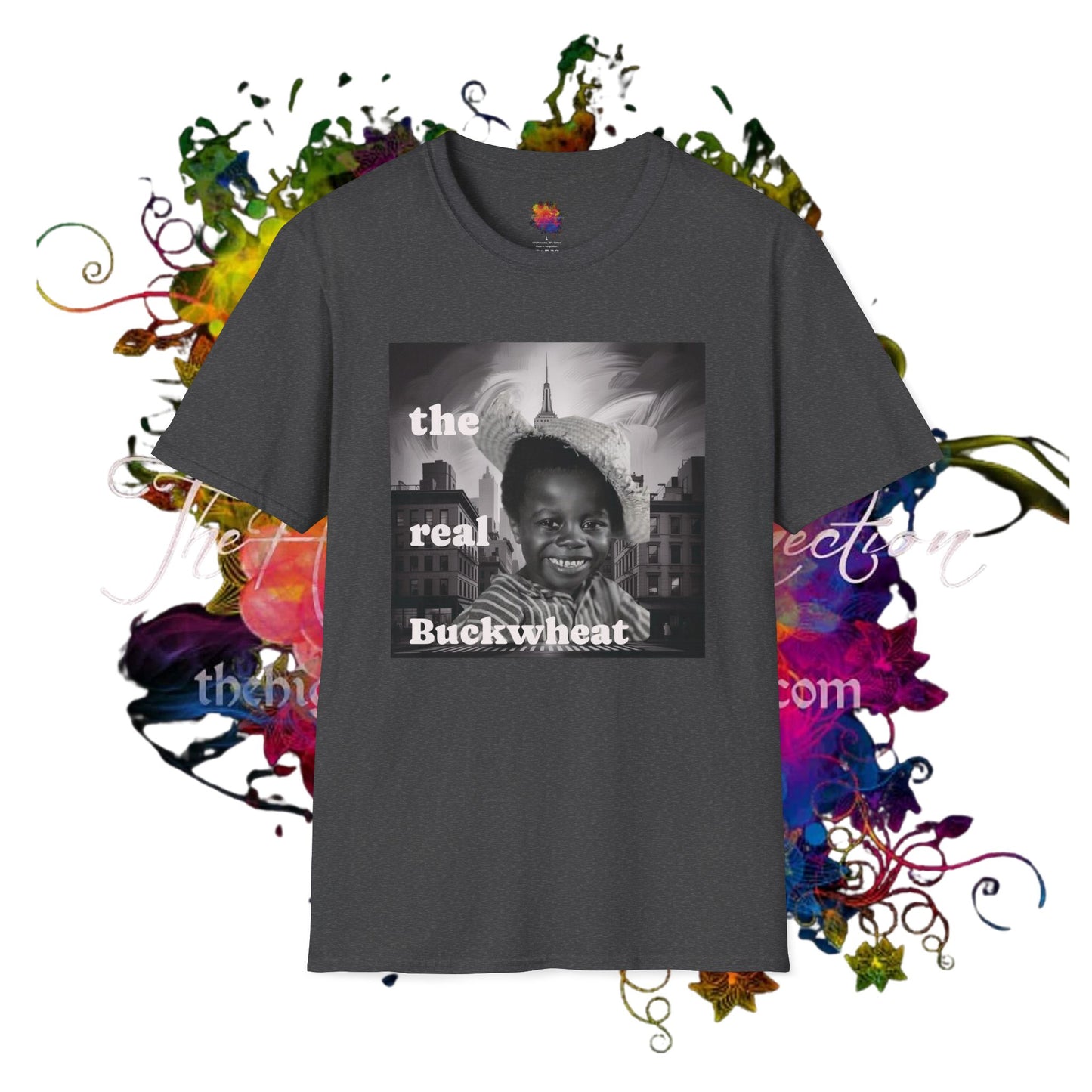 The Real Buckwheat Unisex Softstyle T-Shirt, Vintage Graphic Tee