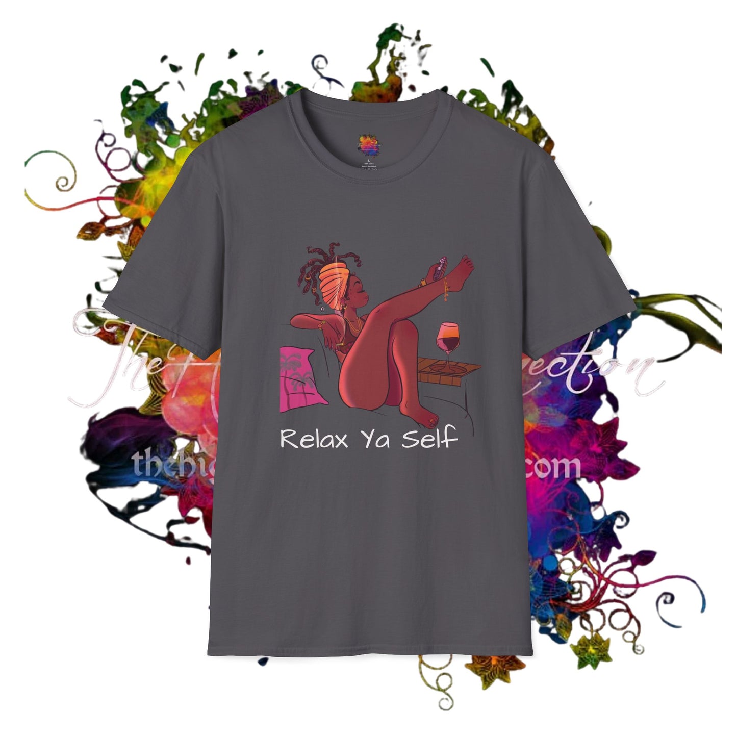 Unisex Relax Ya Self T-Shirt - Chill Vibes & Self-Care Reminder