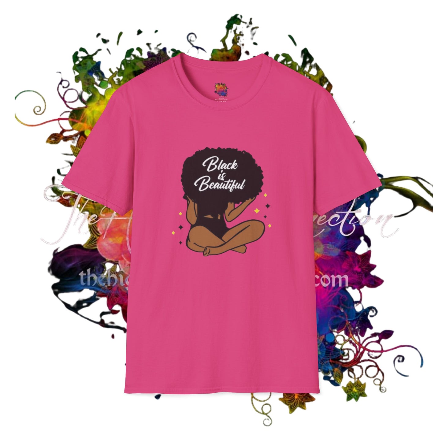 Black is Beautiful Unisex Softstyle T-Shirt