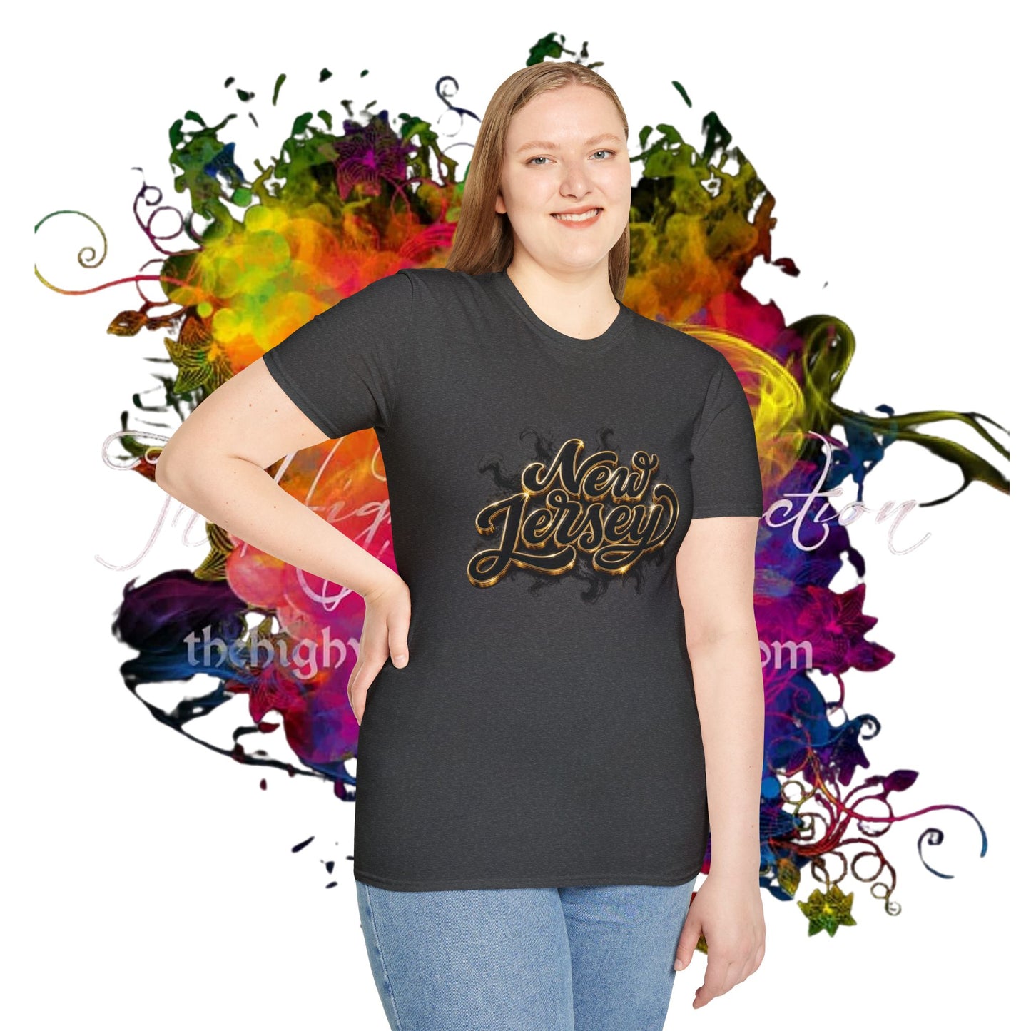 New Jersey Retro Drip & Script T-Shirt