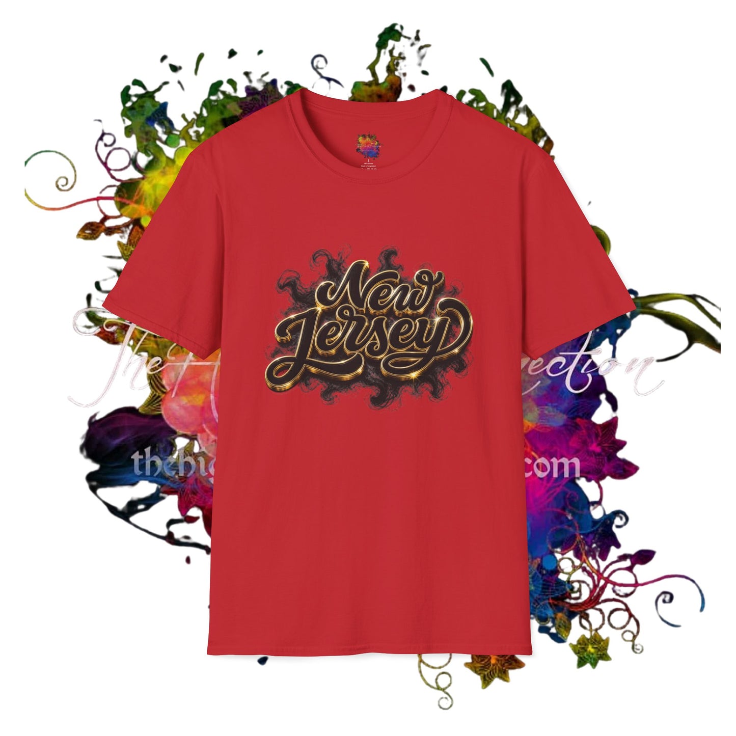 New Jersey Retro Drip & Script T-Shirt