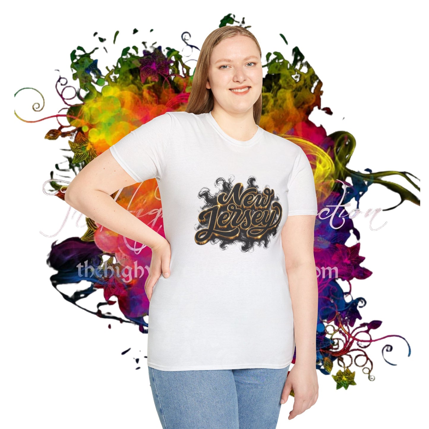 New Jersey Retro Drip & Script T-Shirt