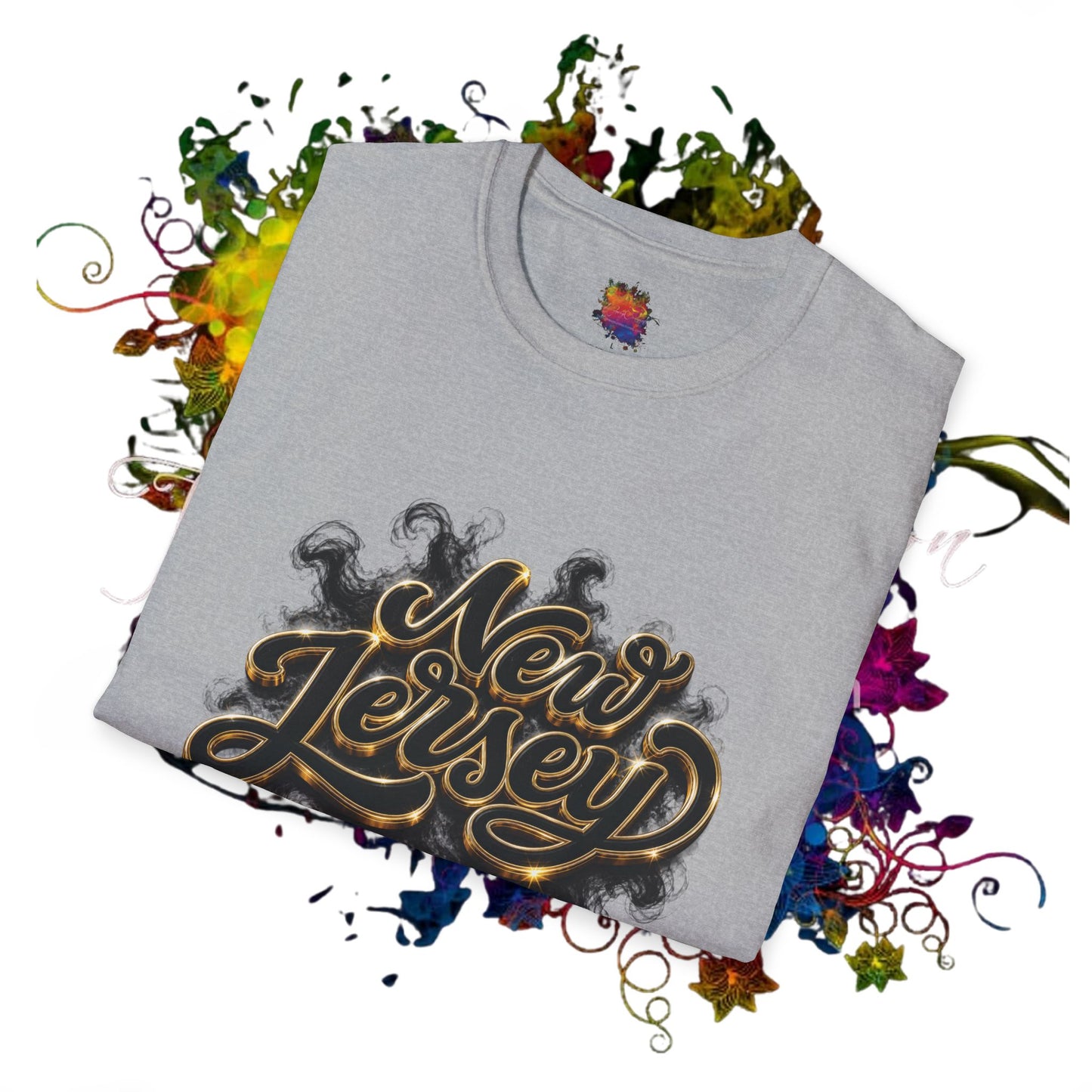 New Jersey Retro Drip & Script T-Shirt