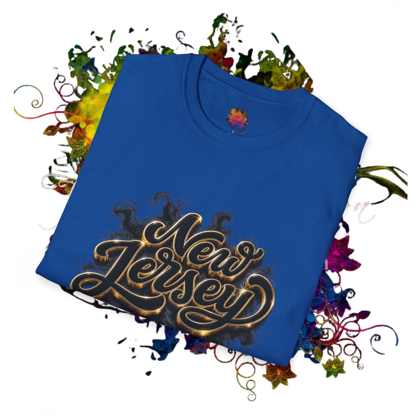 New Jersey Retro Drip & Script T-Shirt