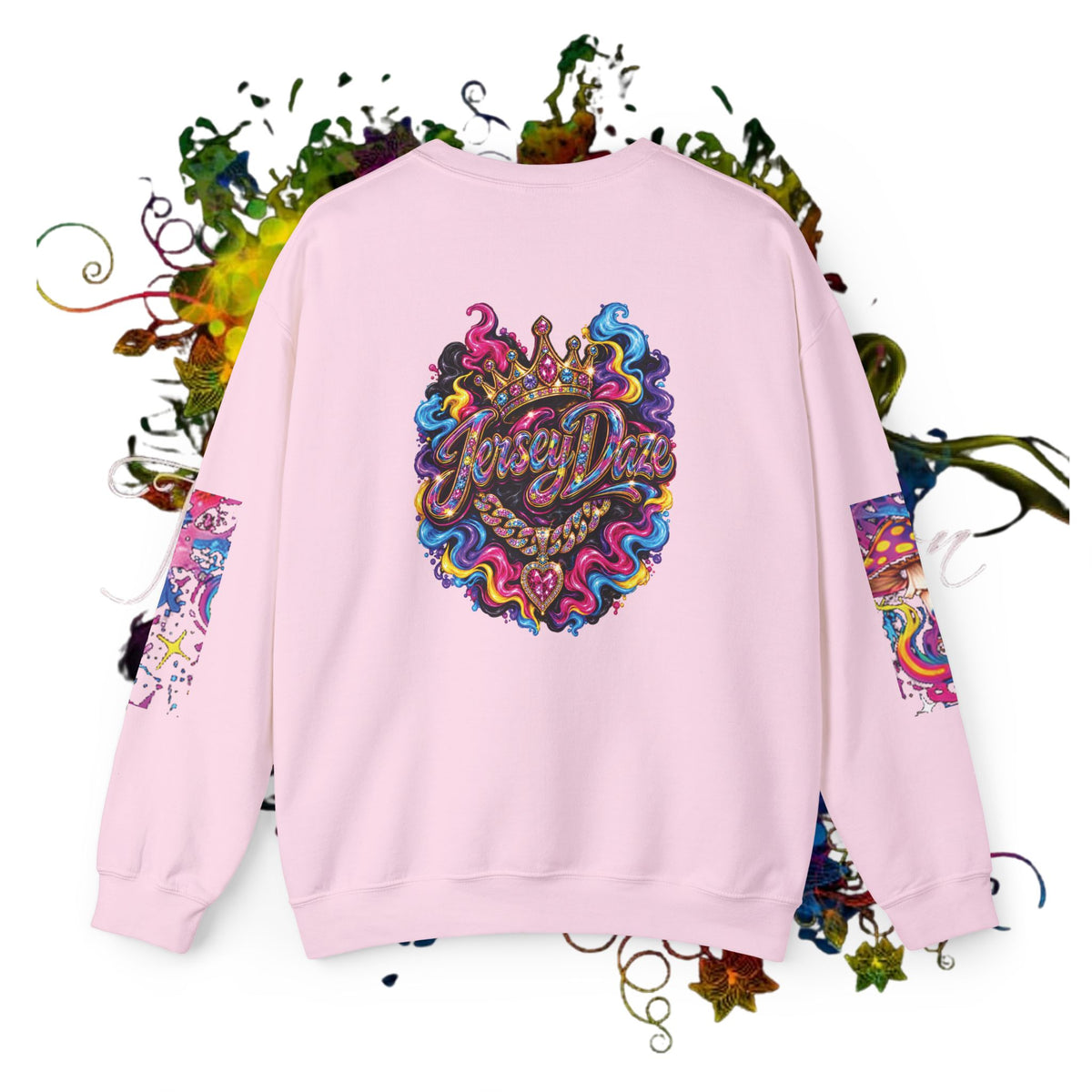 JerseyDaze Trippy Logo Crewneck Sweatshirt