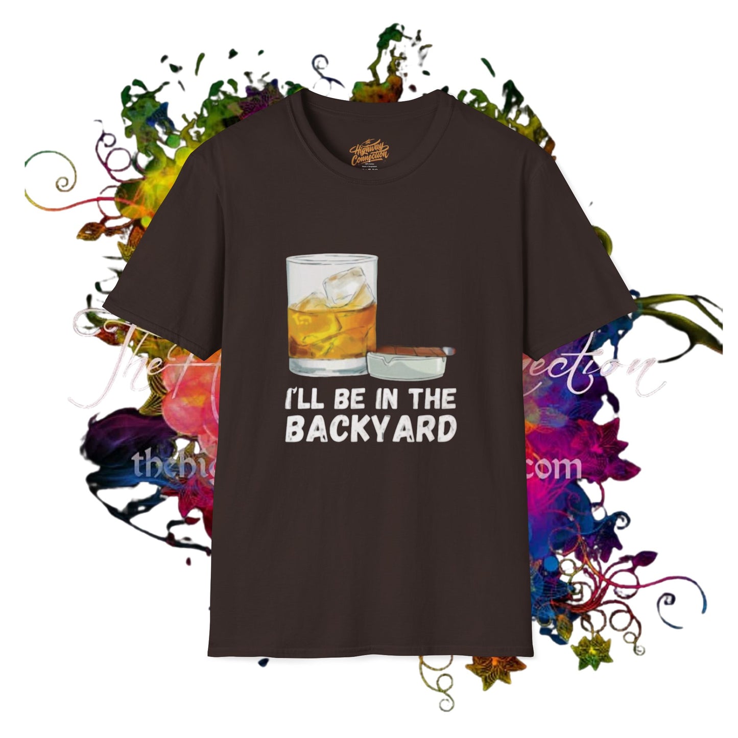 I'll Be in the Backyard Unisex Softstyle T-Shirt - Perfect for Outdoor Gatherings & Relaxation