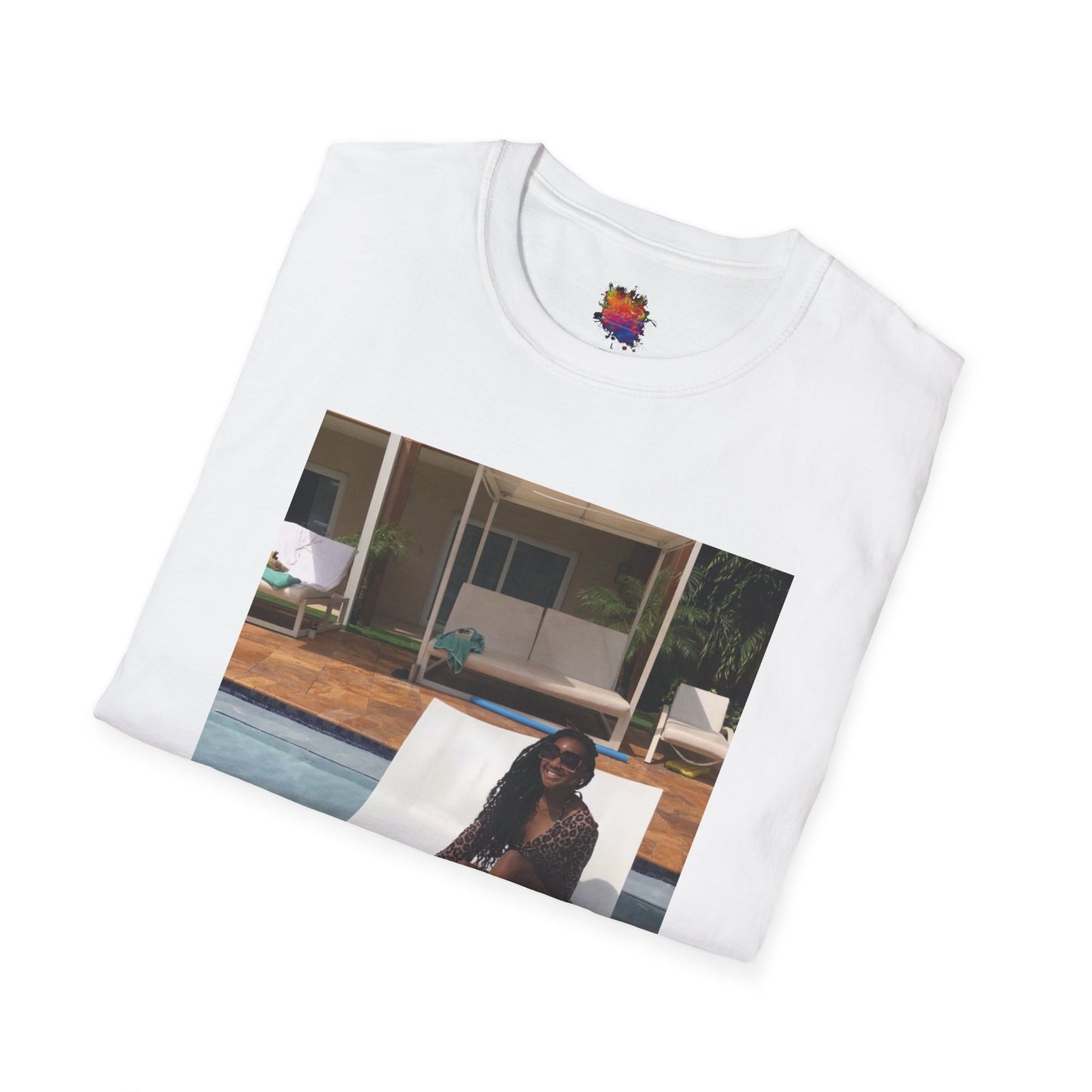 Pool Side Chill Vibes Unisex Softstyle T-Shirt