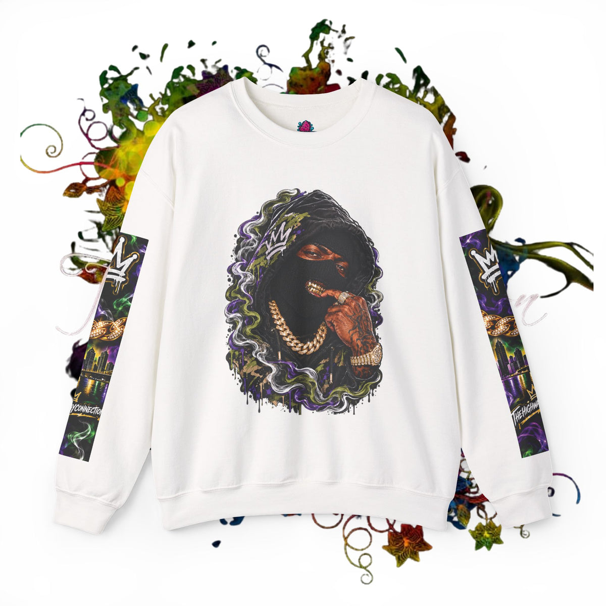 MaskUP /Jersey Gorilla JERSEYDAZE Graphic Sweatshirt