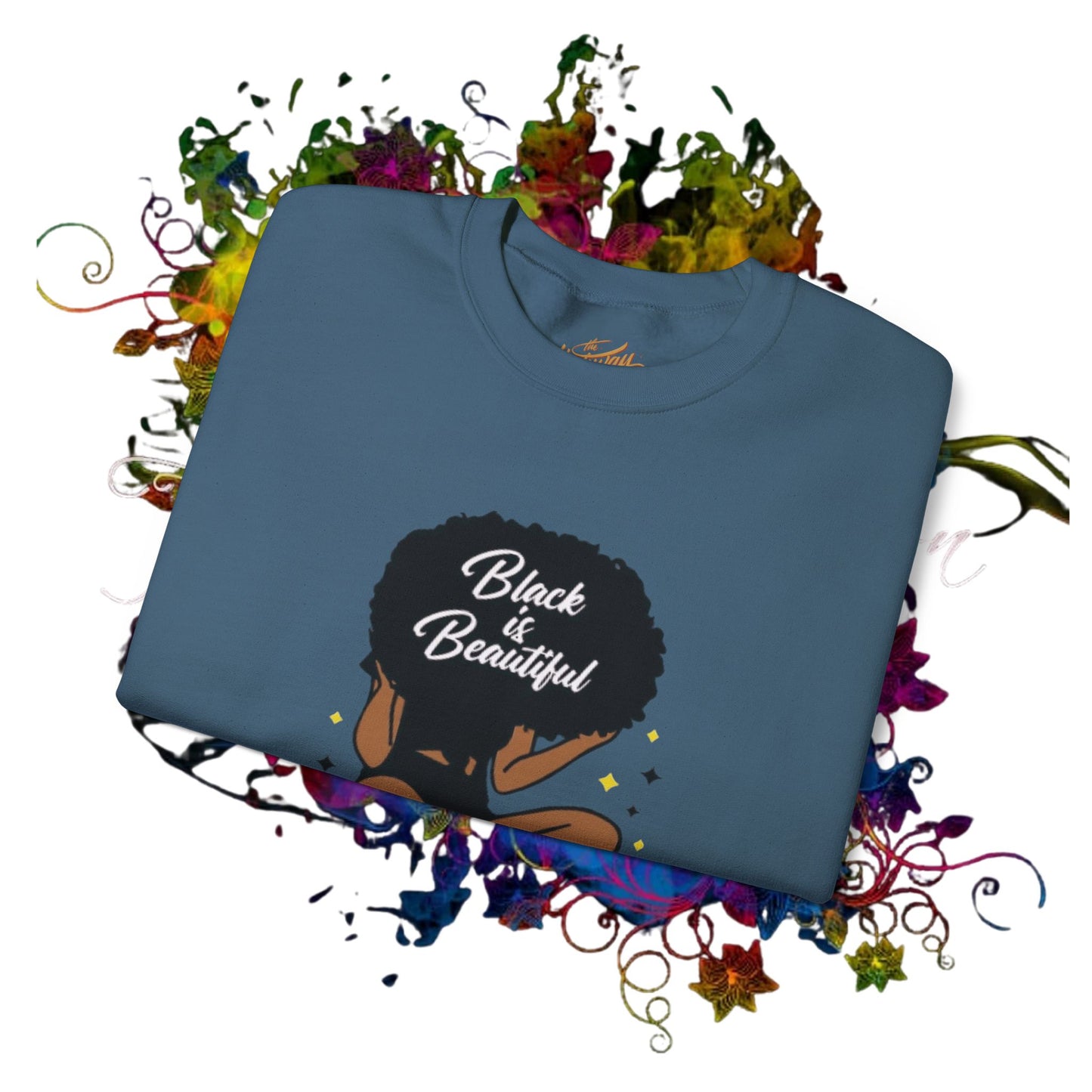 Black Is Beautiful Unisex Heavy Blend™ Crewneck Sweatshirt