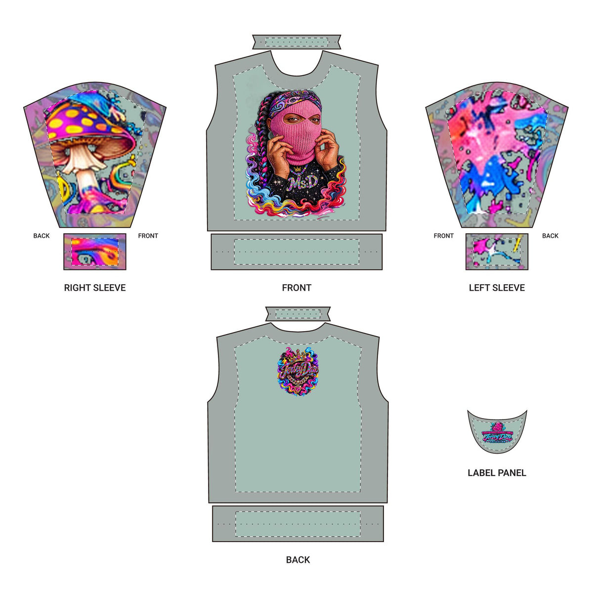 THE MASKUP /MS.D Limited Edition Sweatshirt