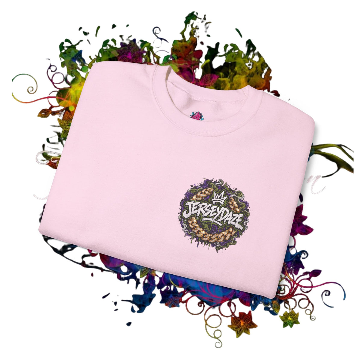 Jersey Daze Graphic Logo  Crewneck Sweatshirt