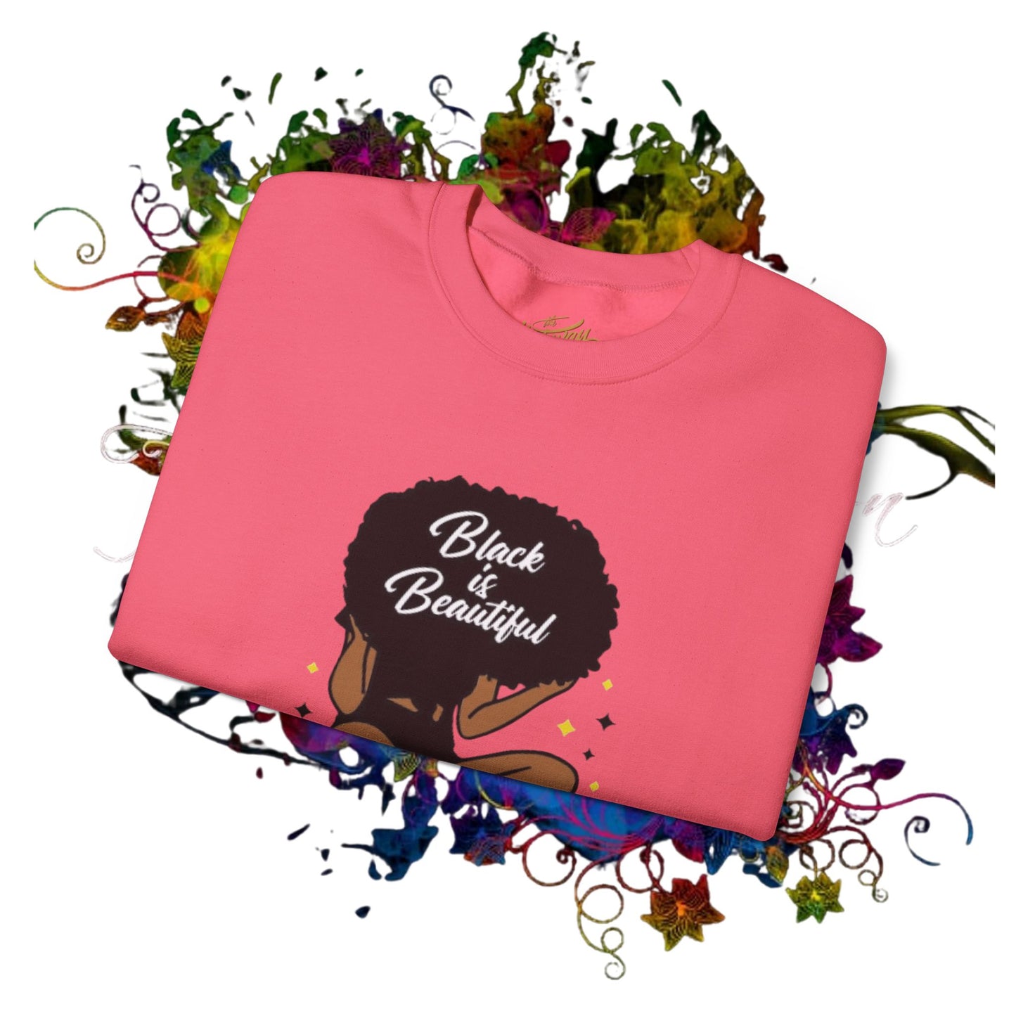 Black Is Beautiful Unisex Heavy Blend™ Crewneck Sweatshirt