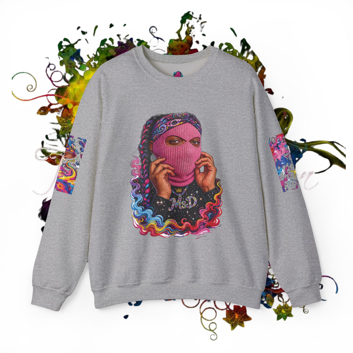 The MaskUp / Ms.D JerseyDaze Crewneck Sweatshirt