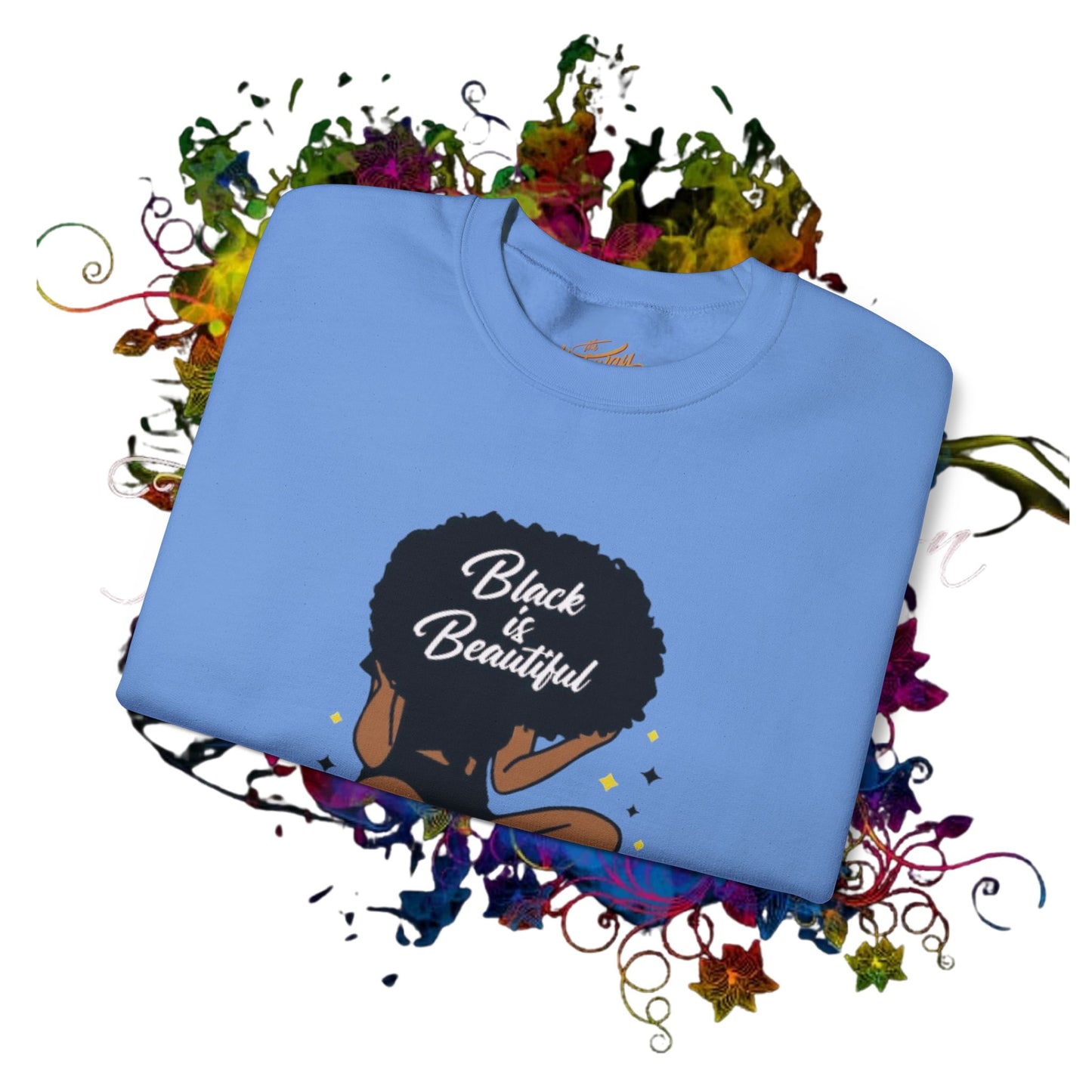 Black Is Beautiful Unisex Heavy Blend™ Crewneck Sweatshirt