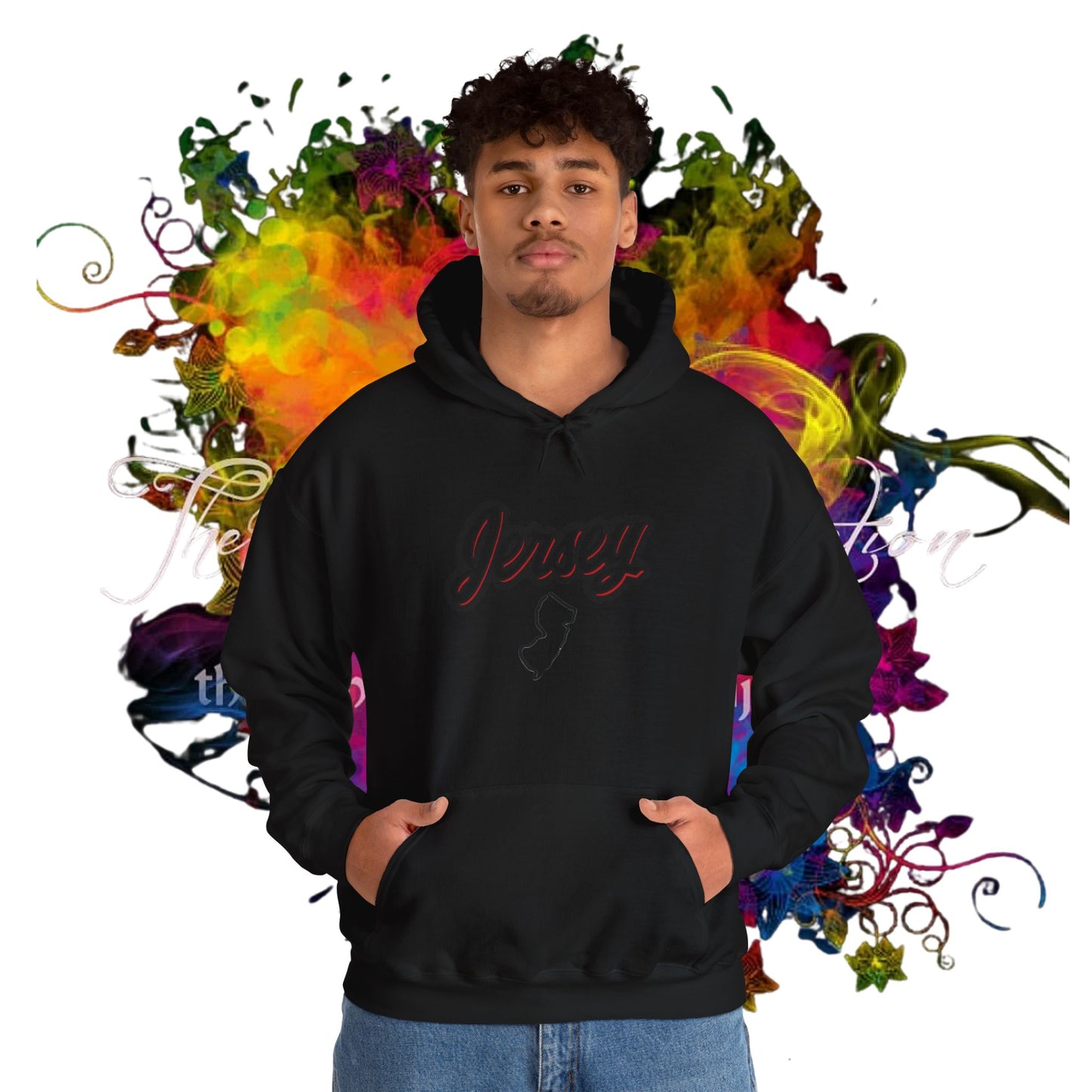 Jersey Script Unisex Heavy Blend™ Hooded Sweatshirt
