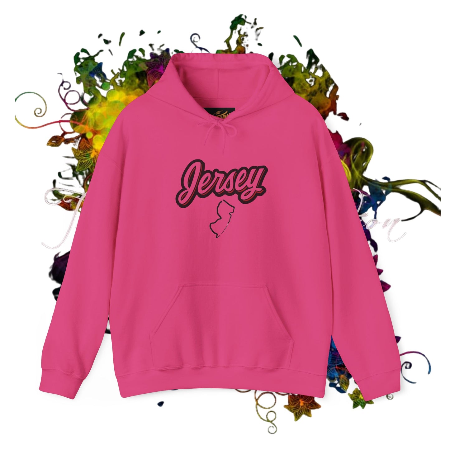 Jersey Script Unisex Heavy Blend™ Hooded Sweatshirt