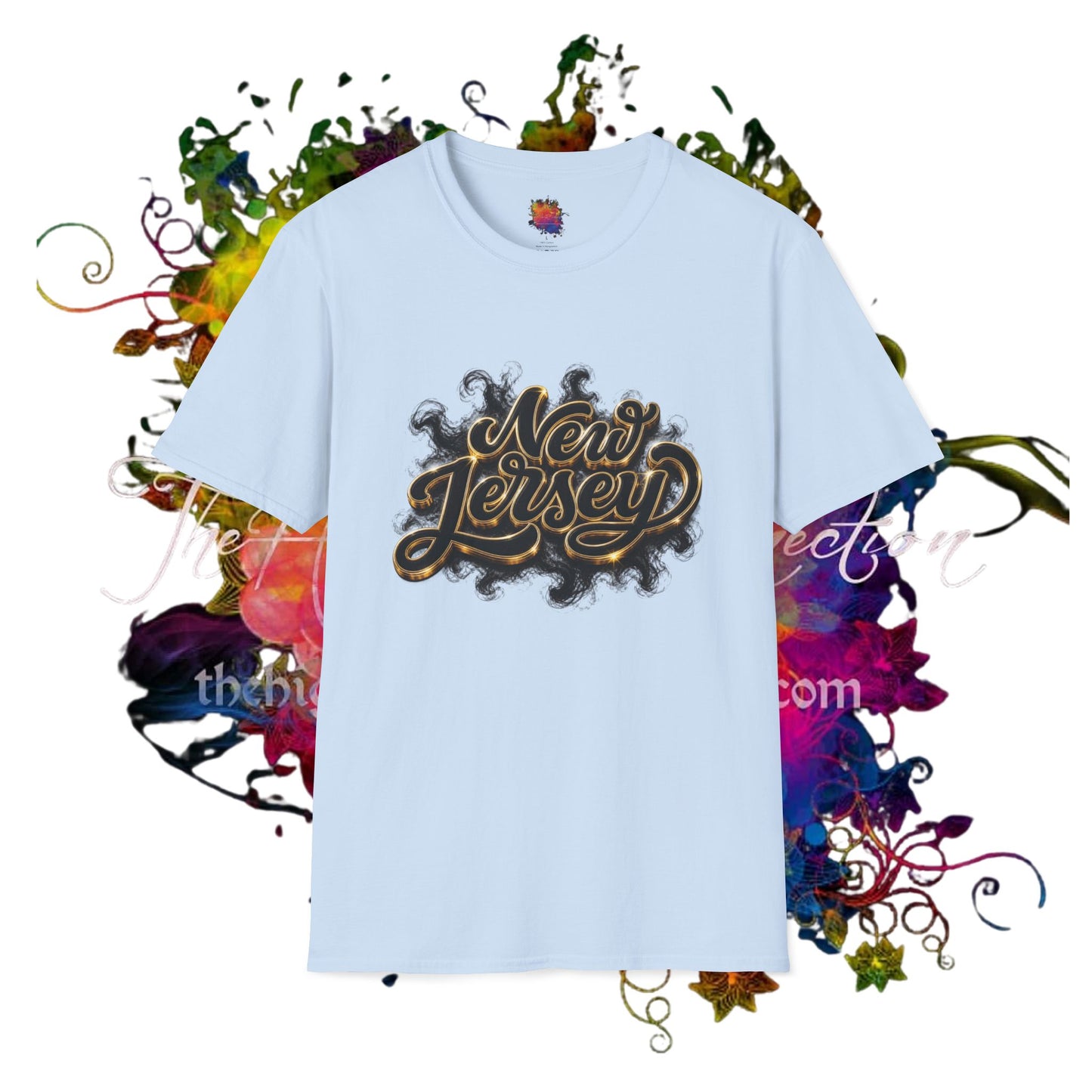 New Jersey Retro Drip & Script T-Shirt